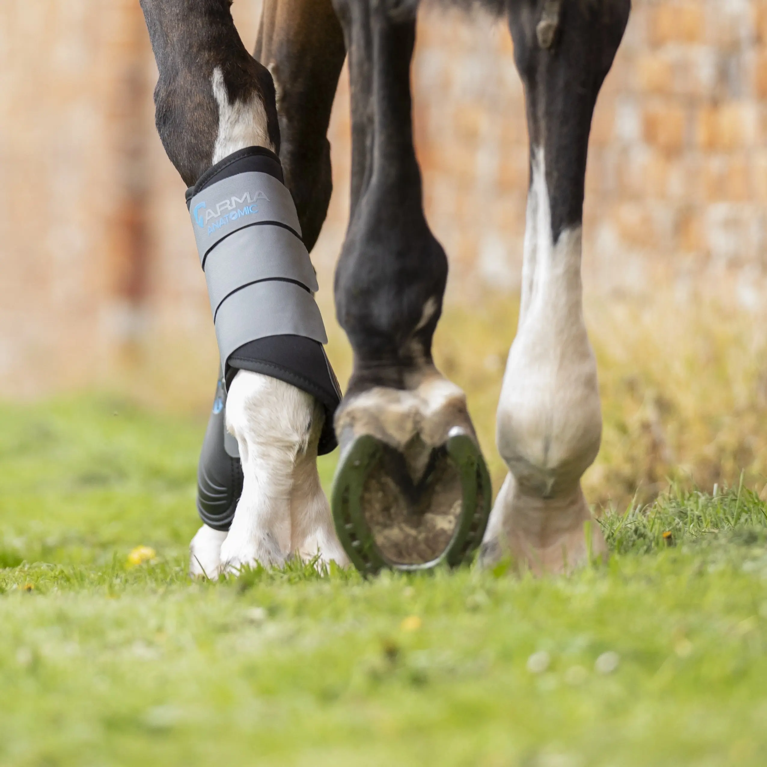 Shires ARMA Grey Neoprene Brushing Boots - Image 3