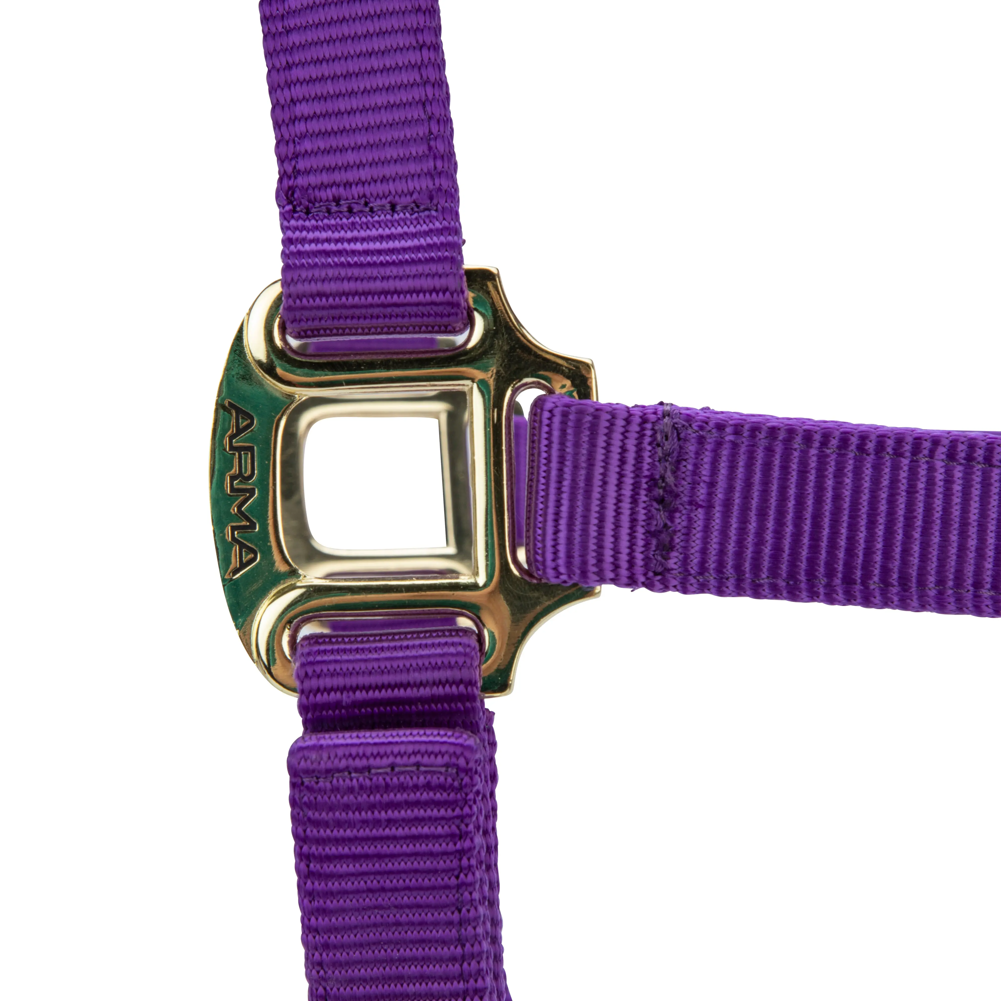 Shires ARMA Premium Adjustable Headcollar Purple - Image 3