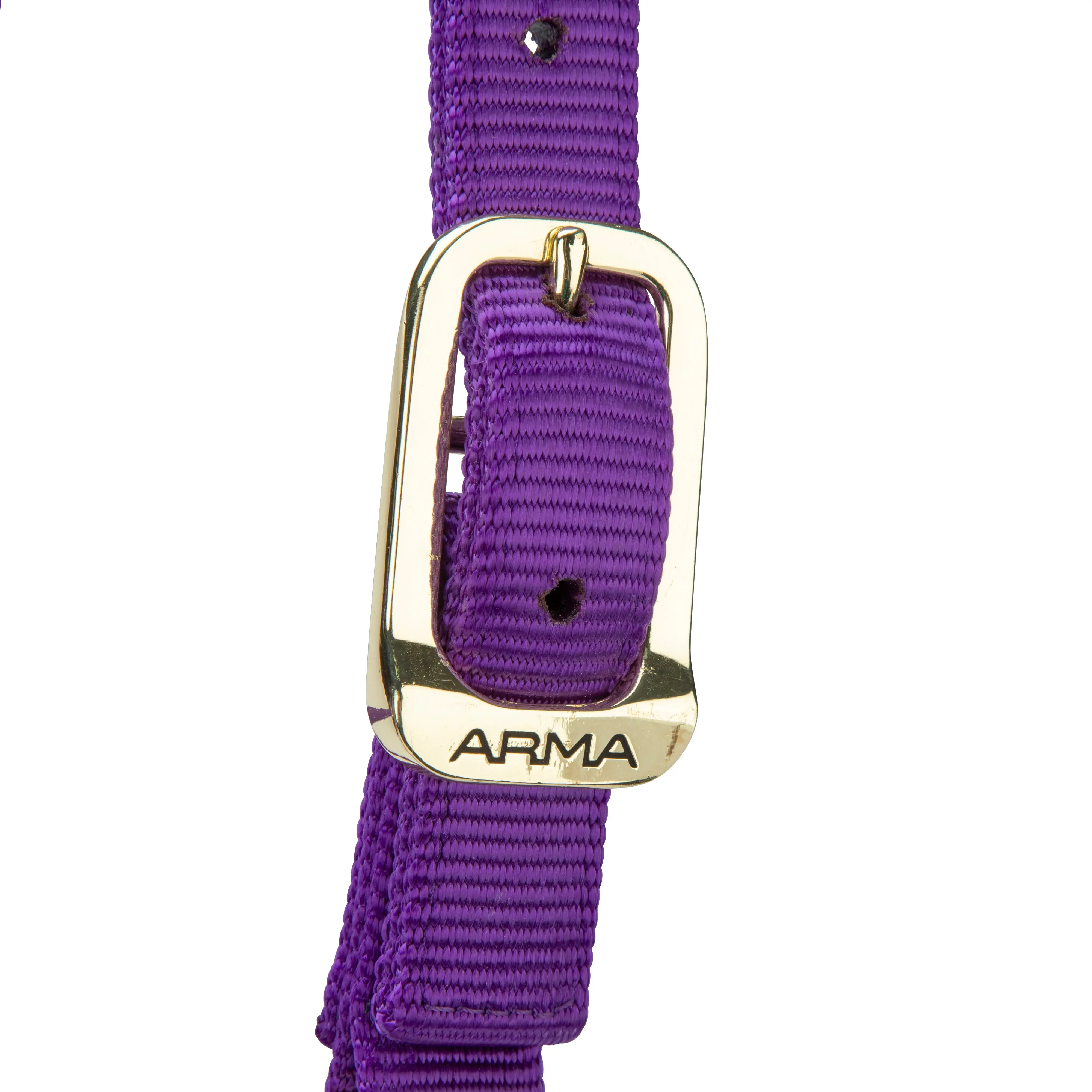Shires ARMA Premium Adjustable Headcollar Purple - Image 8