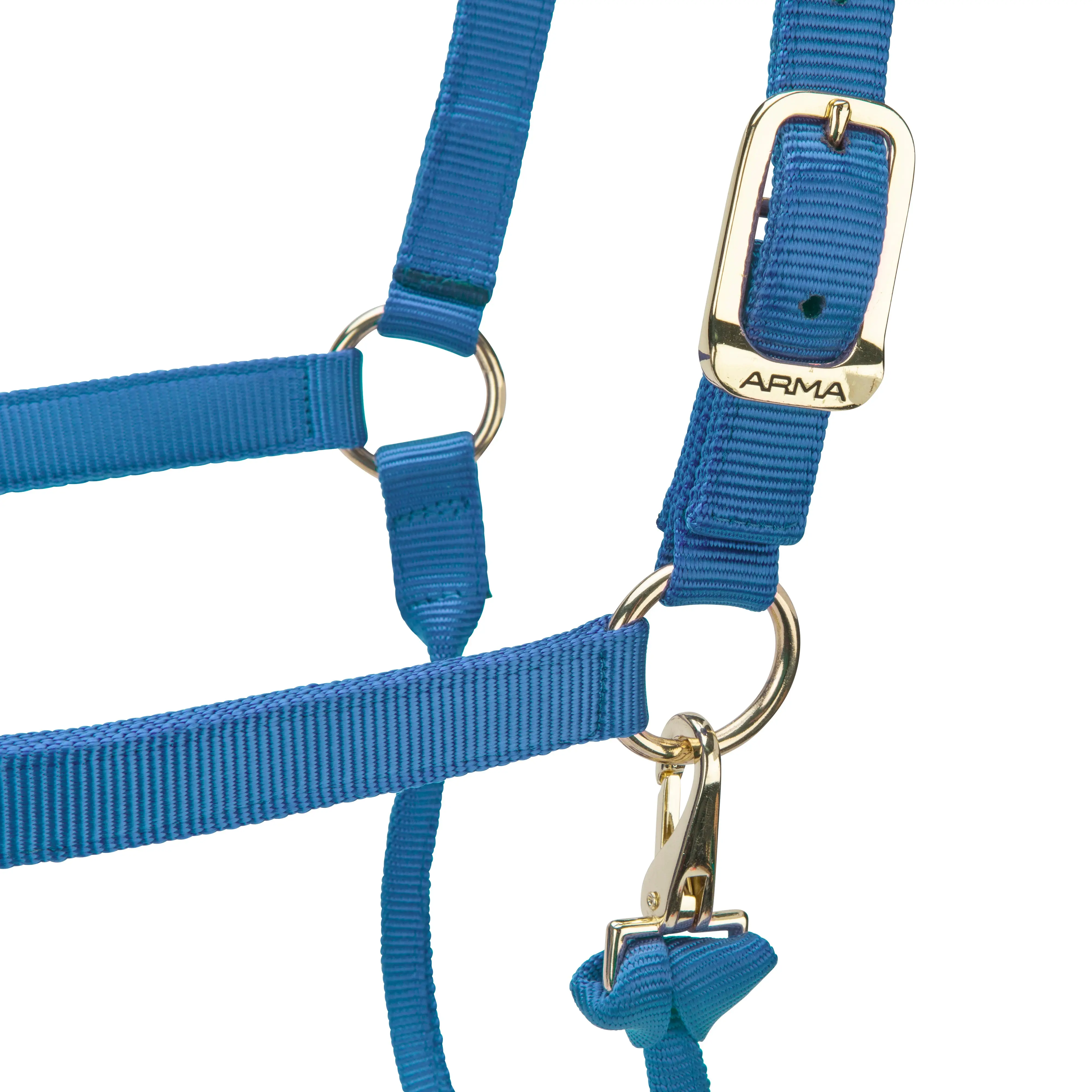 Shires ARMA Premium Adjustable Headcollar Royal - Image 5