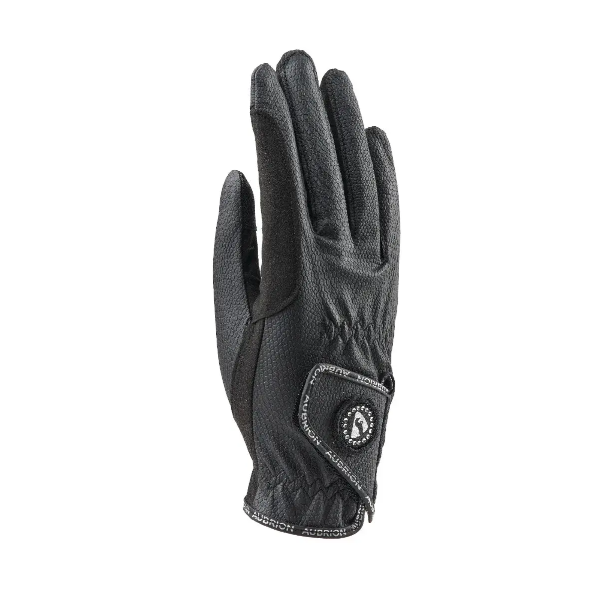 Shires Aubrion Black Aachen Riding Gloves