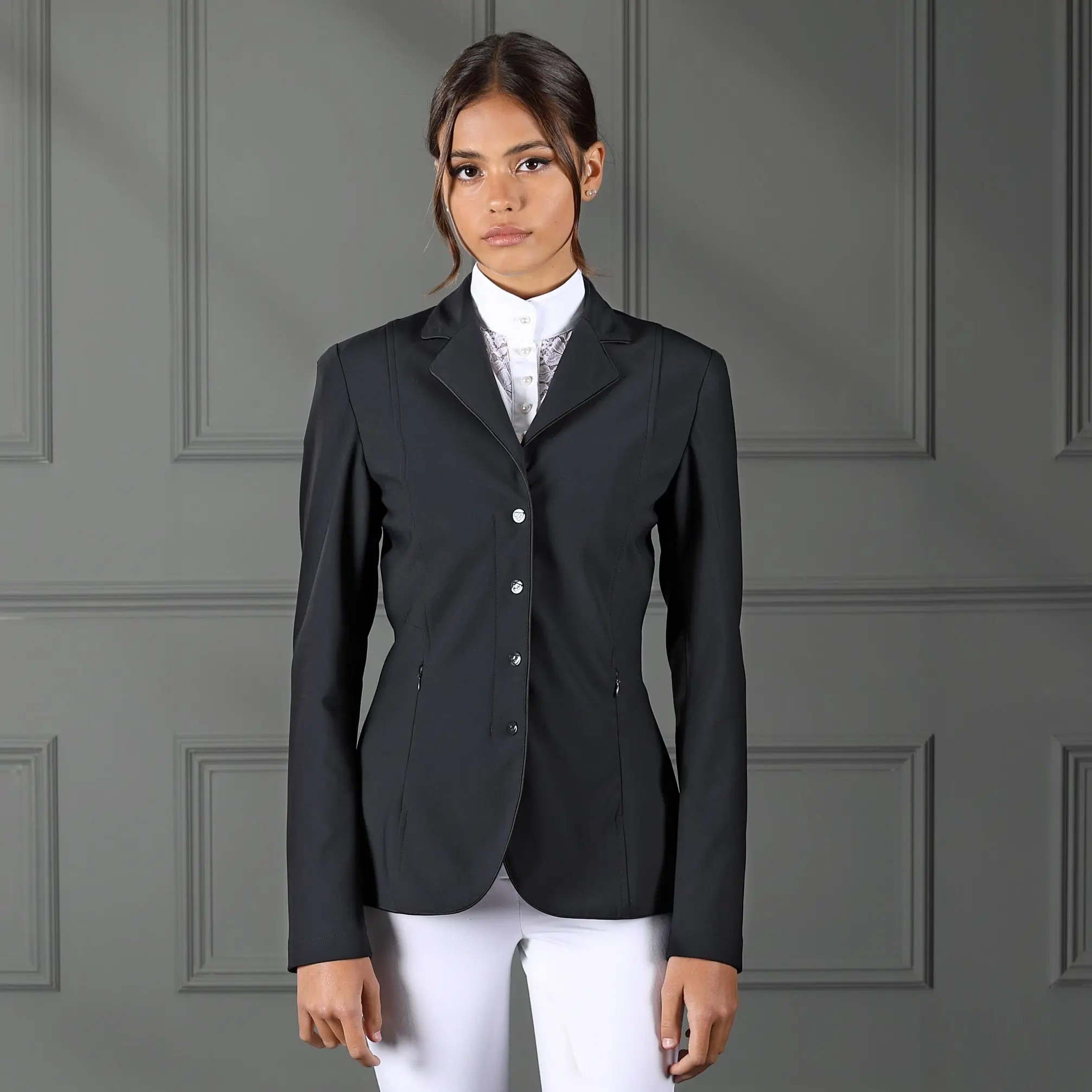 Shires Aubrion Black Dartford Show Jacket