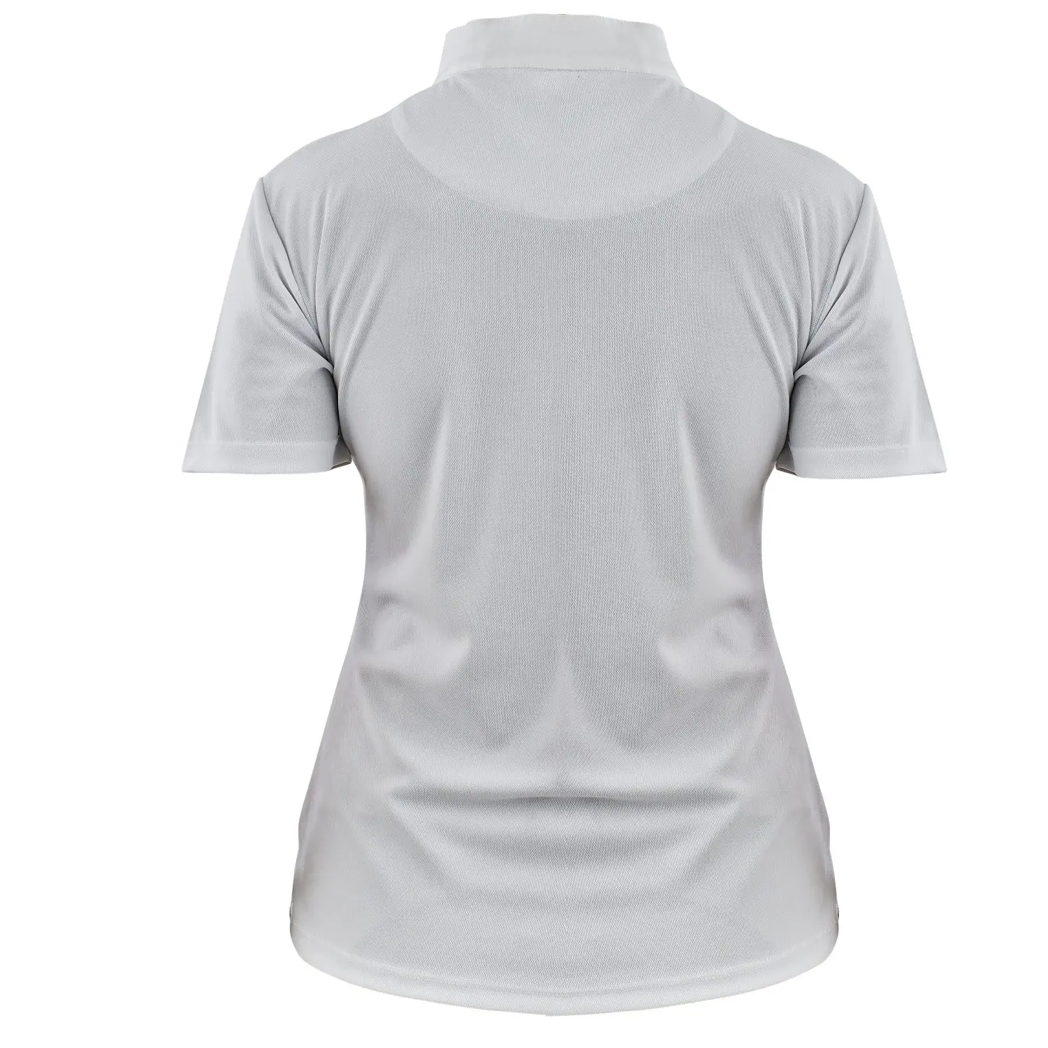 Shires Aubrion Ladies White Short Sleeve Stock Shirt - Image 4