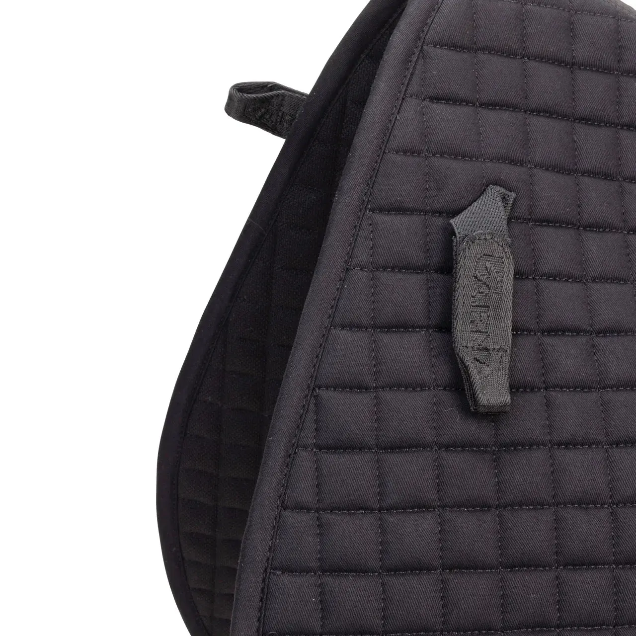 Shires Black ARMA Deluxe Cotton Saddlecloth - Image 3