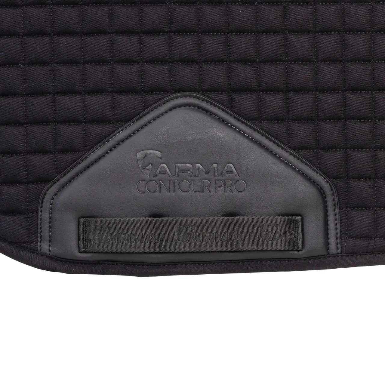 Shires Black ARMA Deluxe Cotton Saddlecloth - Image 6