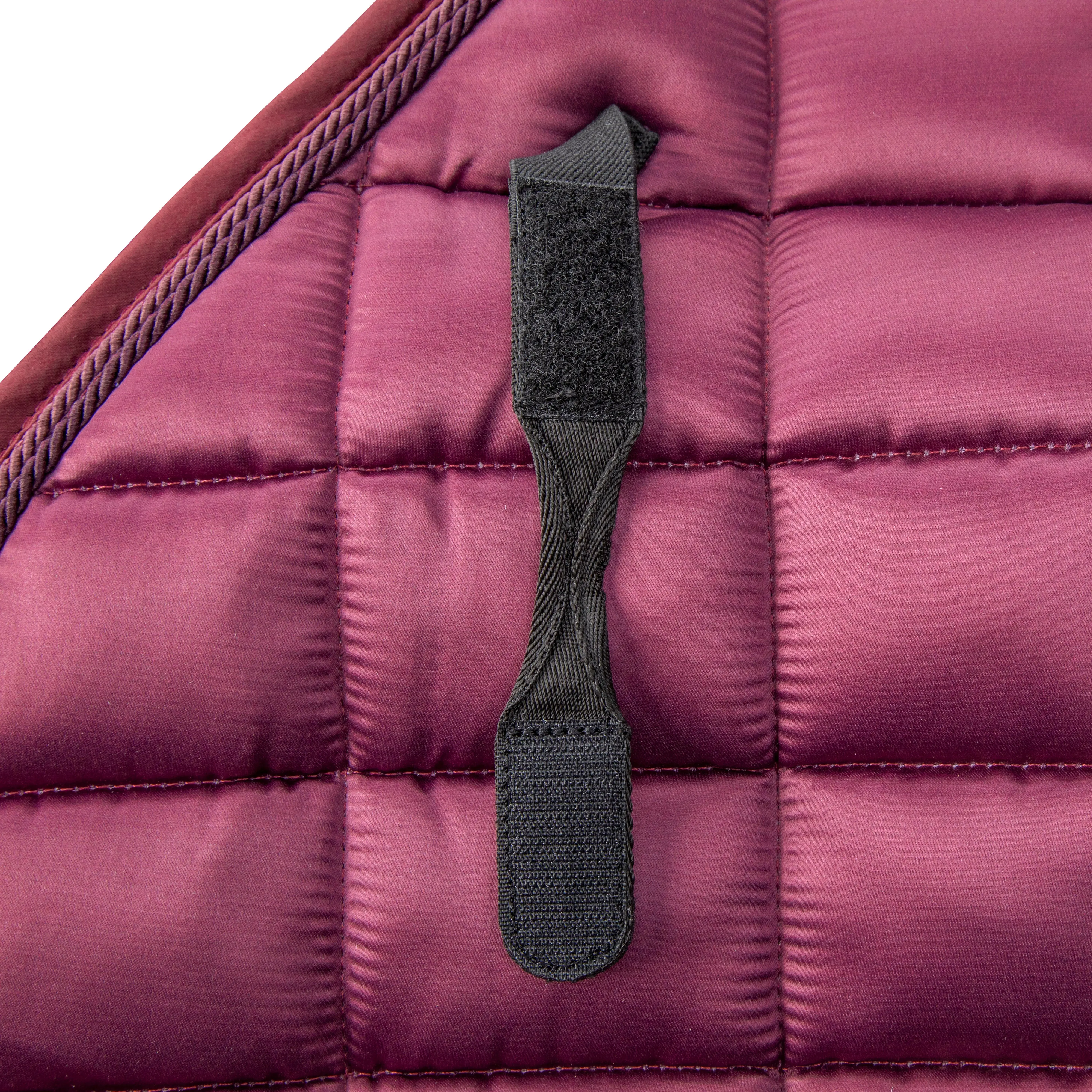 Shires Black Cherry ARMA Eltar Satin Jump Saddlecloth - Image 2