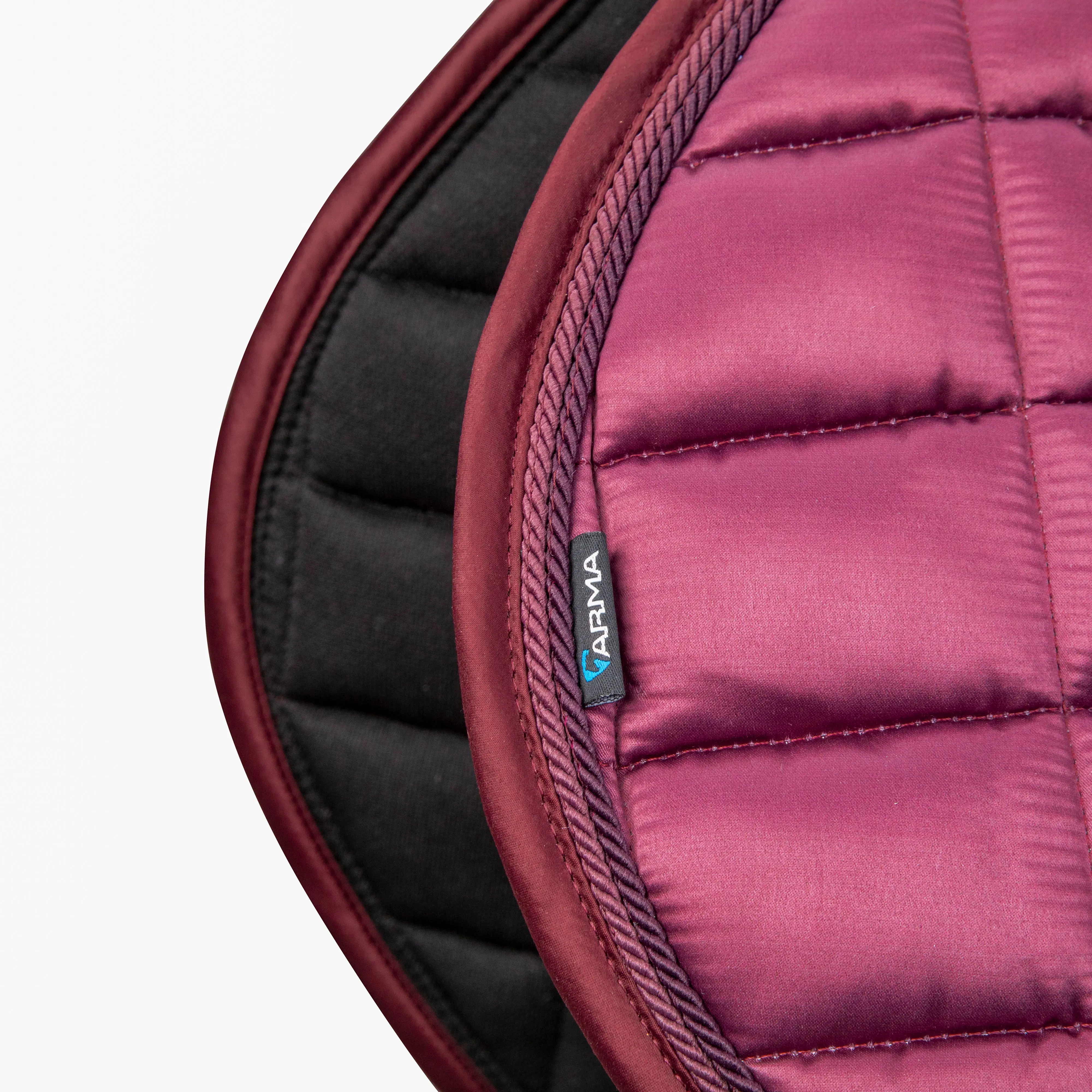 Shires Black Cherry ARMA Eltar Satin Jump Saddlecloth - Image 3