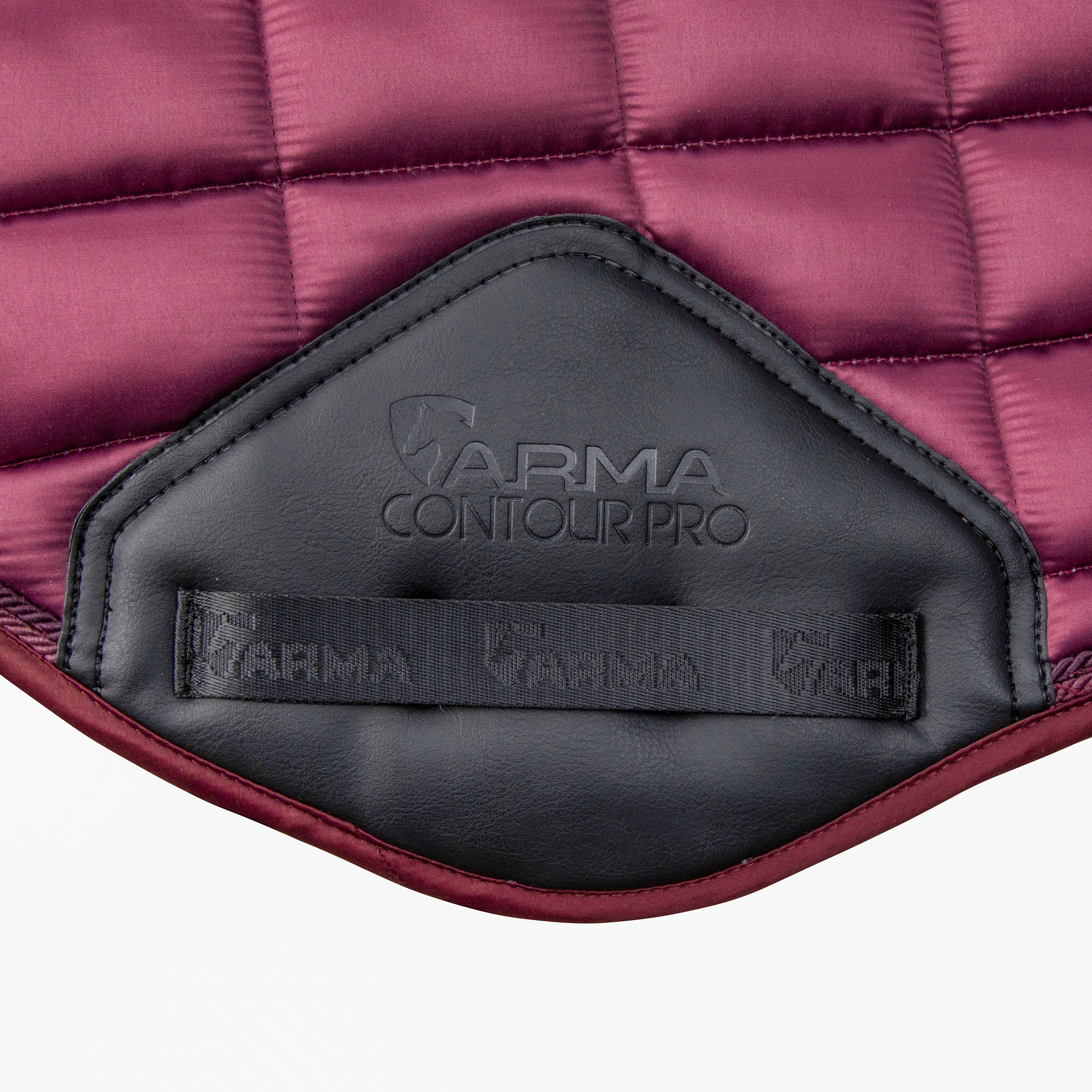 Shires Black Cherry ARMA Eltar Satin Jump Saddlecloth - Image 4
