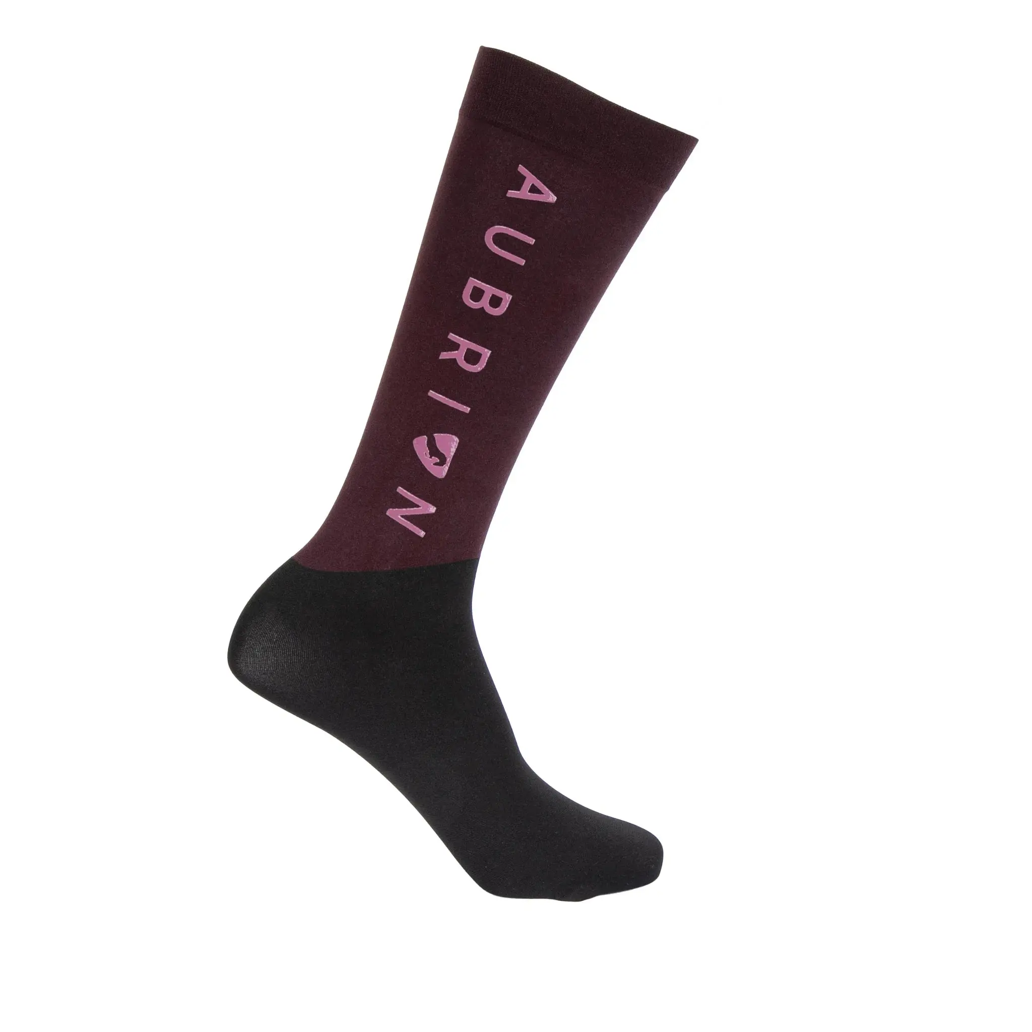 Shires Black Cherry Aubrion Eltar Socks - Child