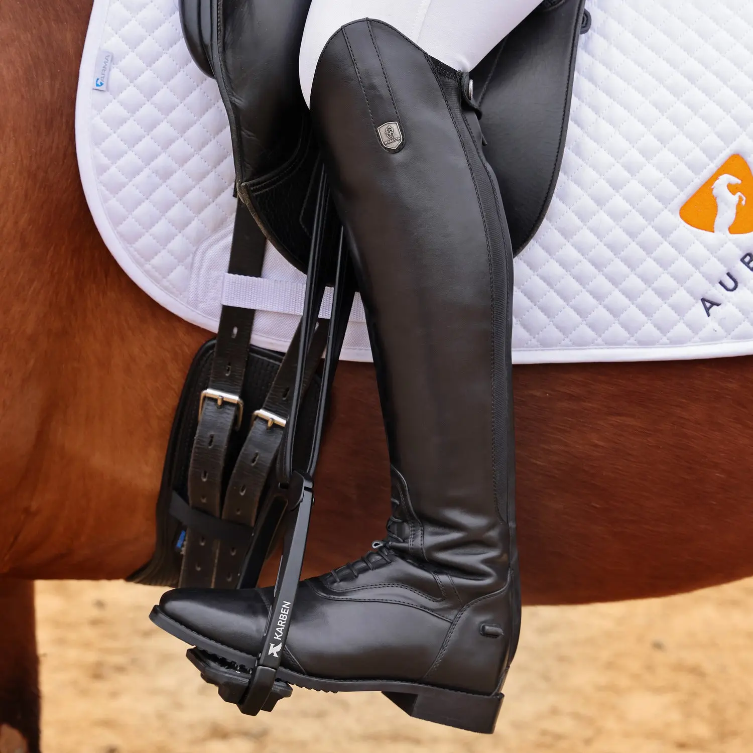 Shires Black Short Height Moretta Tivoli Field Riding Boots