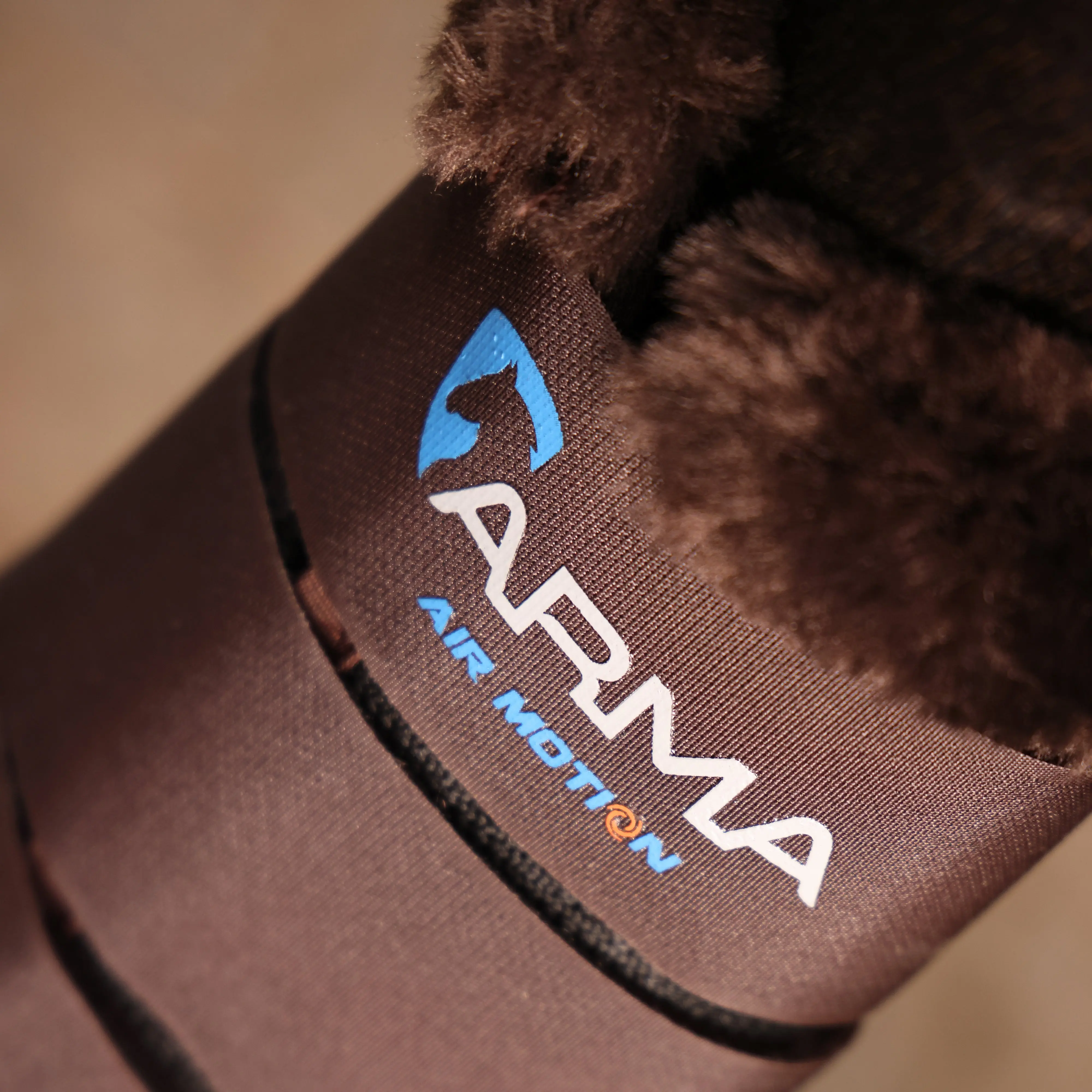 Shires Brown ARMA Air Motion SupaFleece Brushing Boots - Image 2