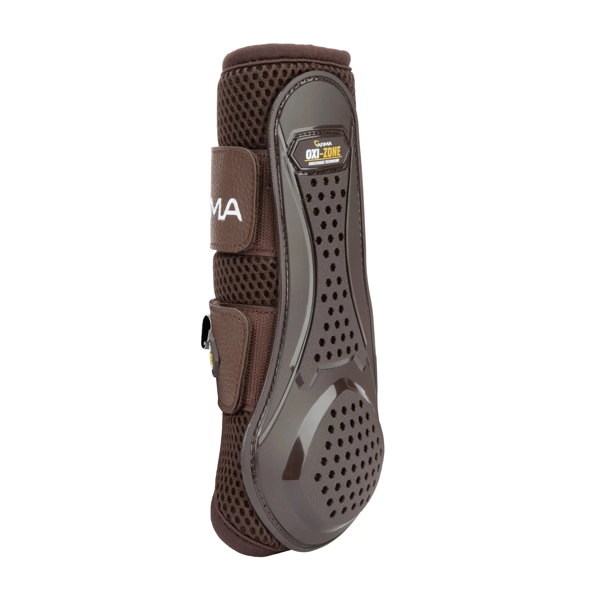 Shires Brown ARMA OXI-ZONE Brushing Boots - Image 3