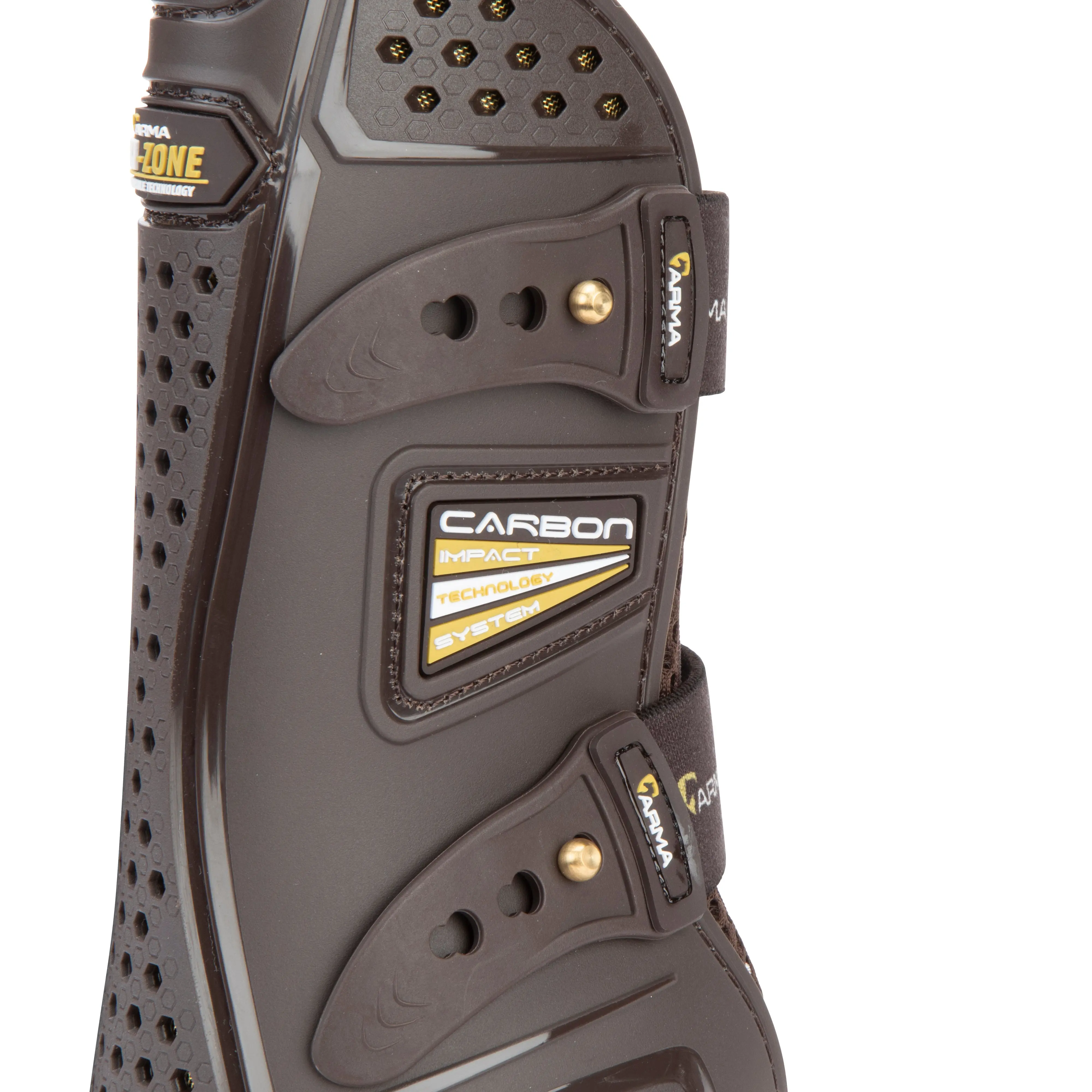 Shires Brown ARMA OXI-ZONE Tendon Boots - Image 2