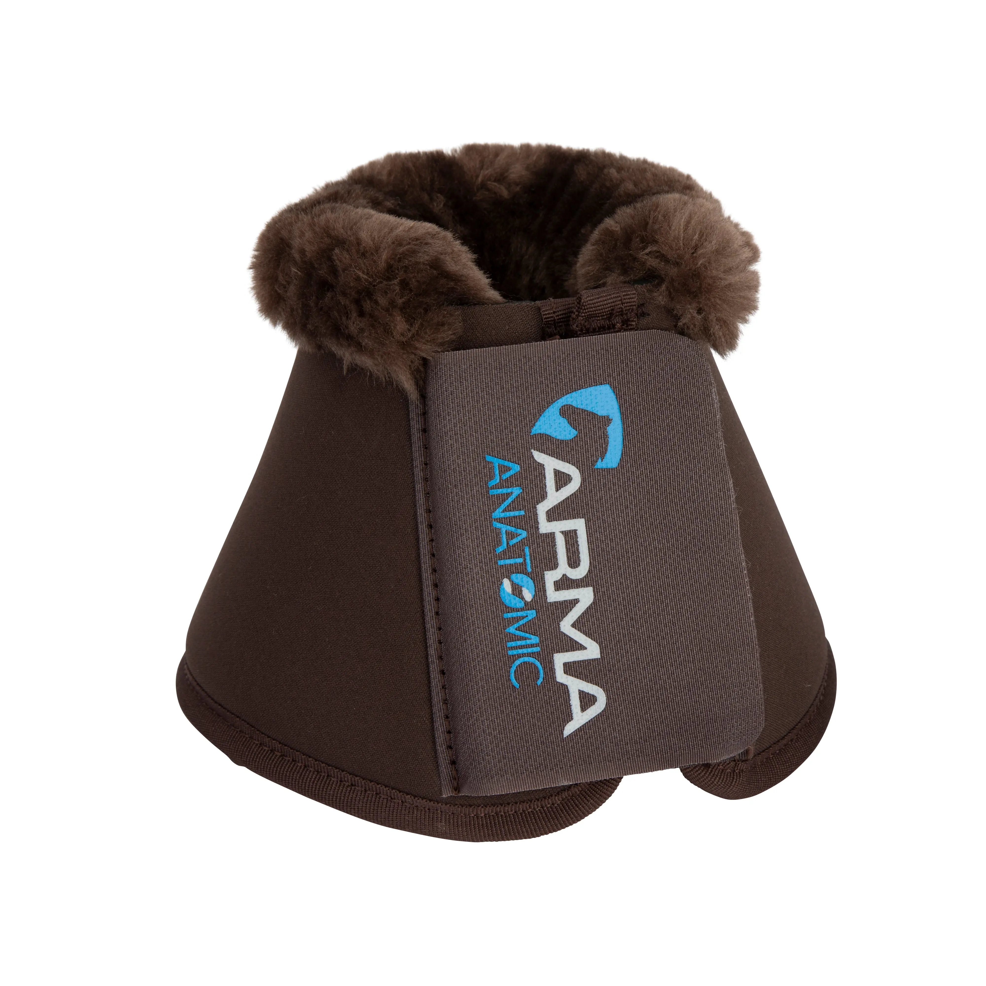 Shires Brown ARMA SupaFleece Neoprene Over Reach Boots