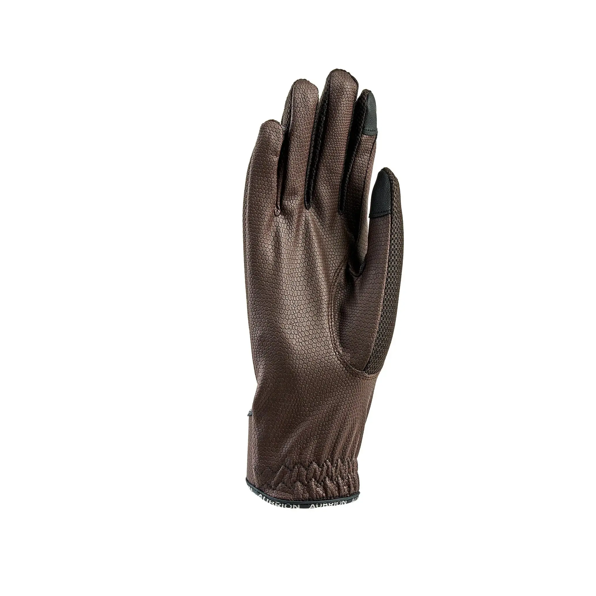 Shires Brown Aubrion Aero Flexfit Riding Gloves - Childs - Image 2