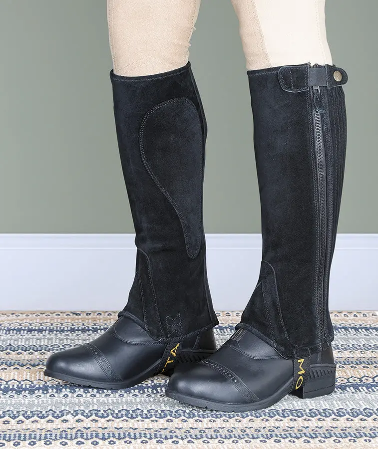 Shires Moretta Children's Suede Half Chaps - Image 3
