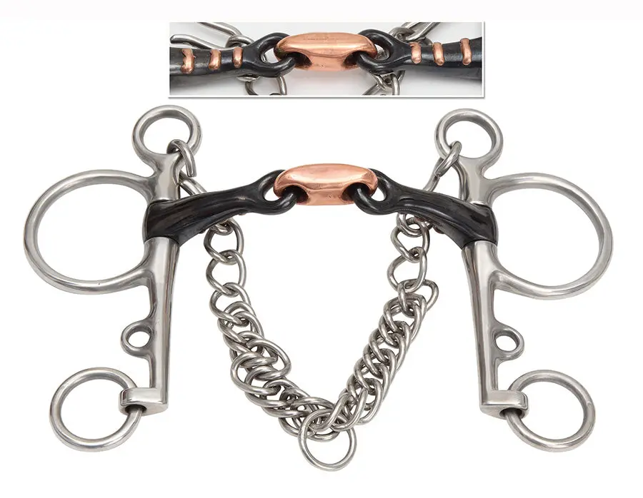 Shires Double Jointed Sweet Iron Pelham - Image 5