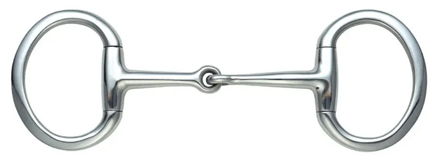 Shires Flat Ring Jointed Eggbutt Snaffle - Image 3