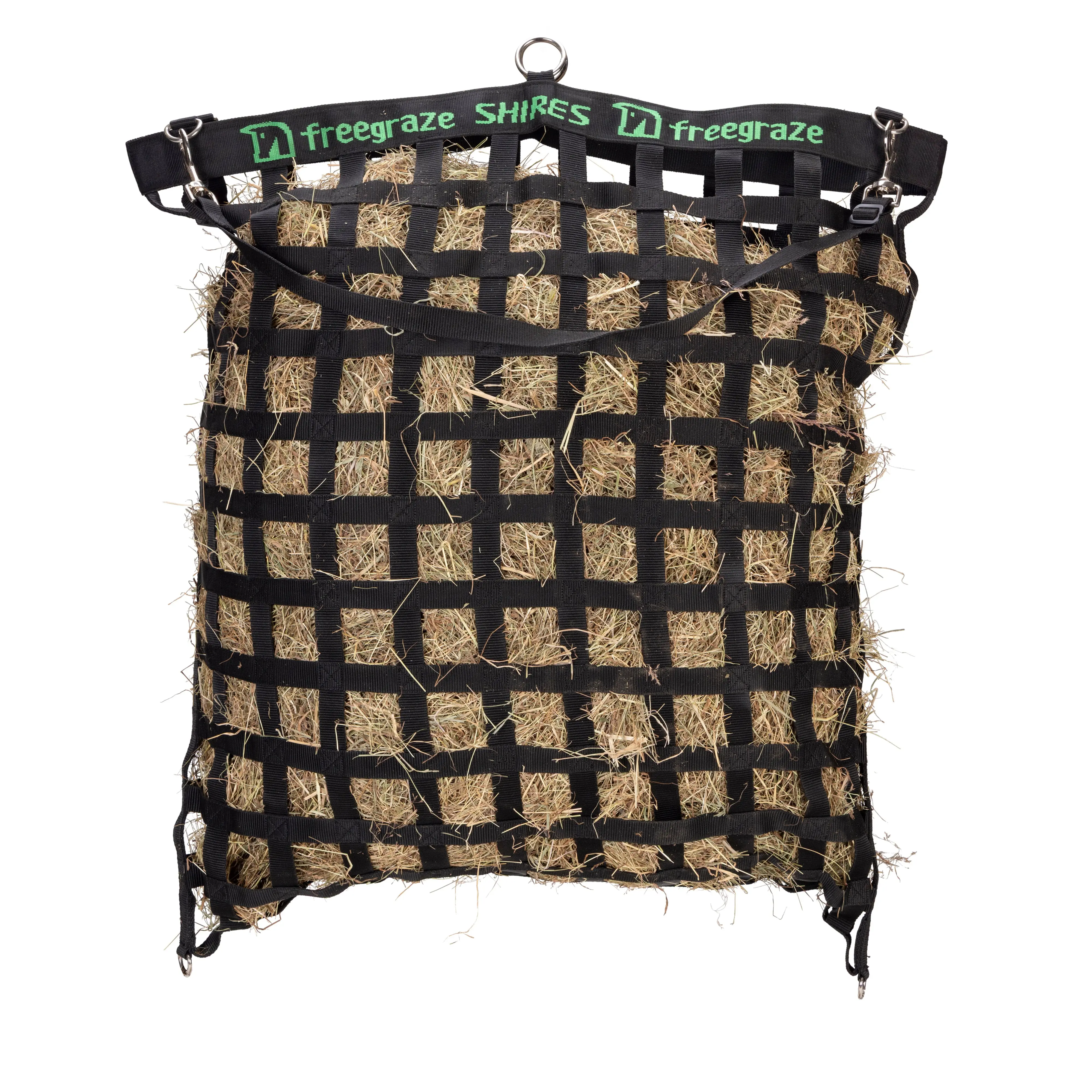 Shires FreeGraze Slow Feed Web Hay Bag Black