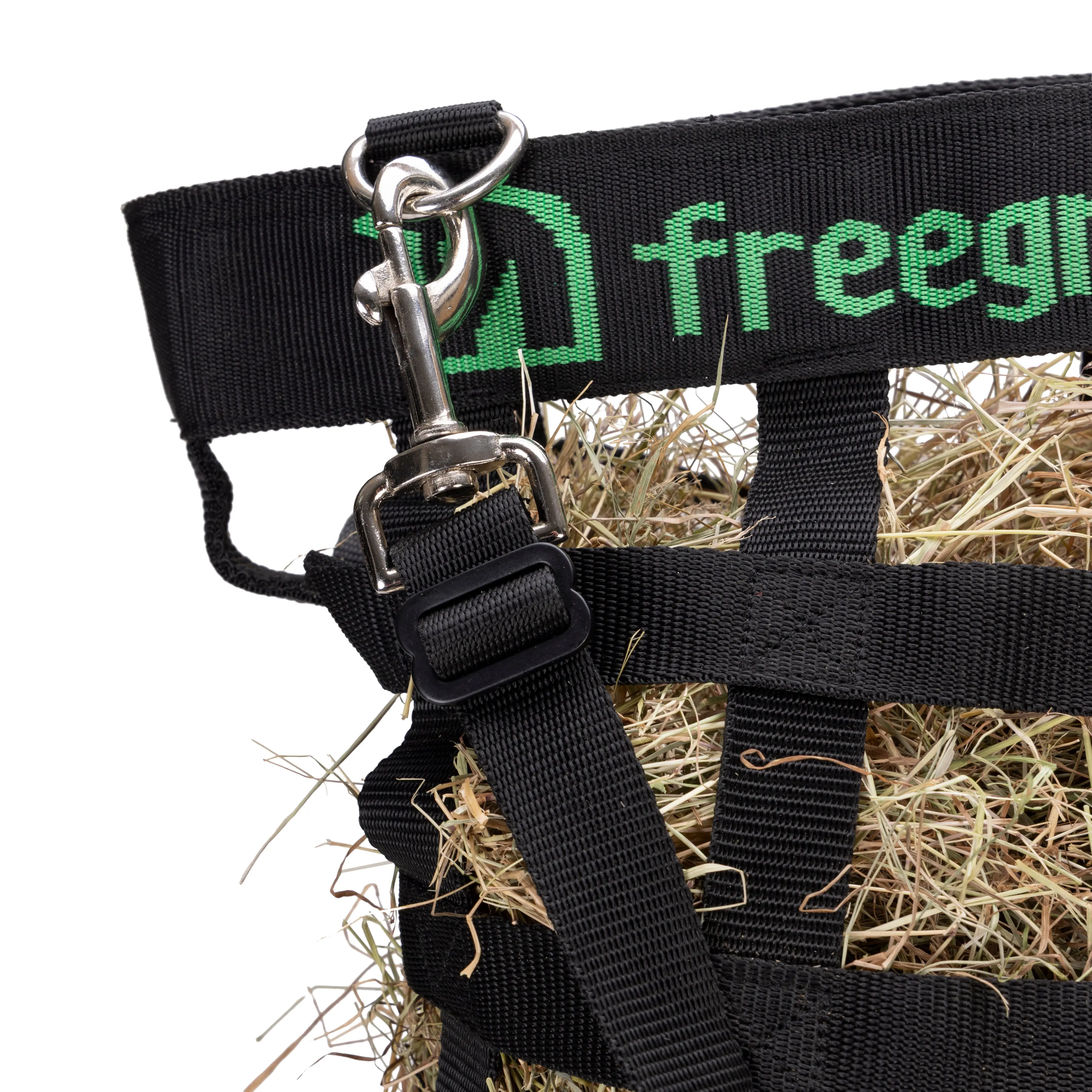 Shires FreeGraze Slow Feed Web Hay Bag Black - Image 13