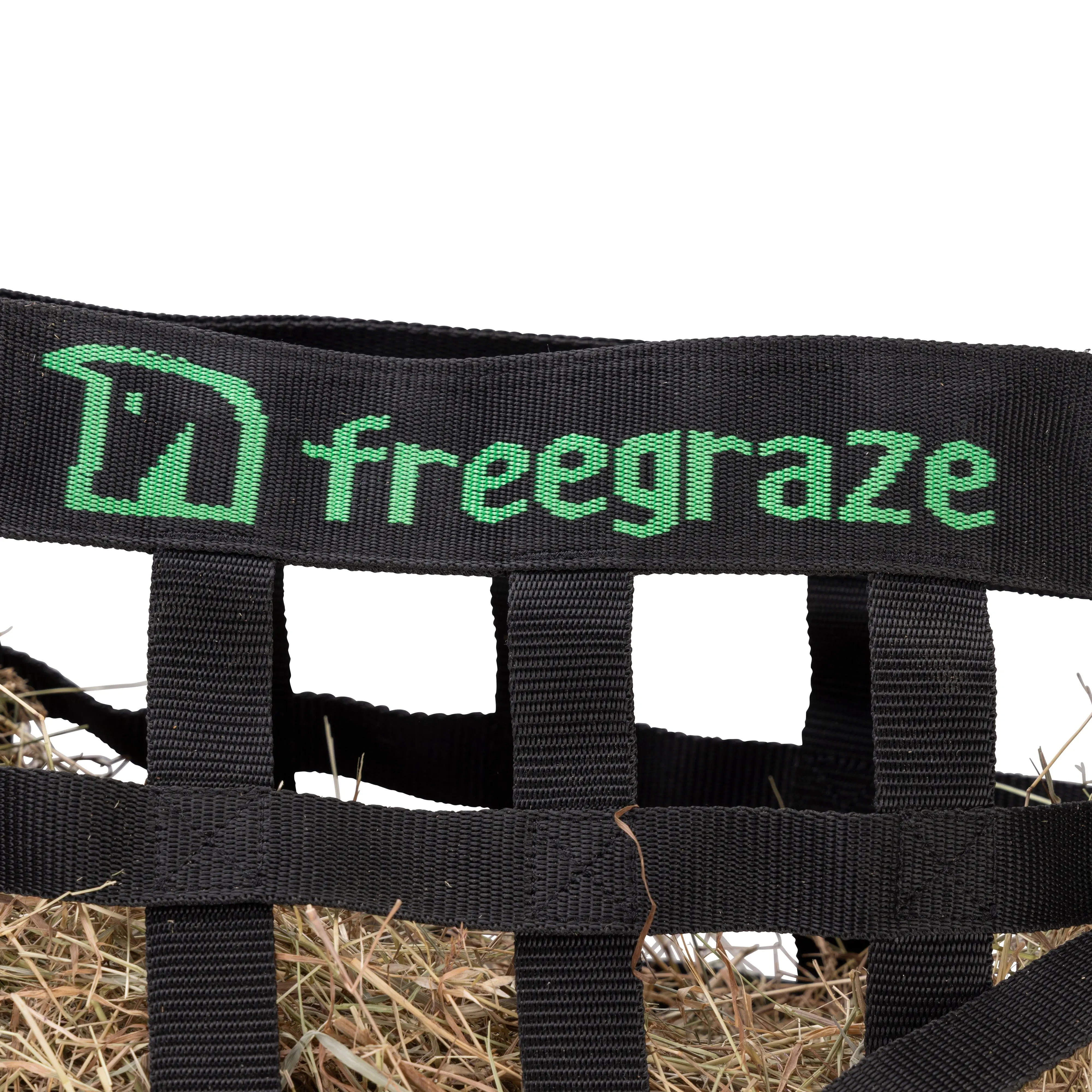 Shires FreeGraze Slow Feed Web Hay Bag Black - Image 2