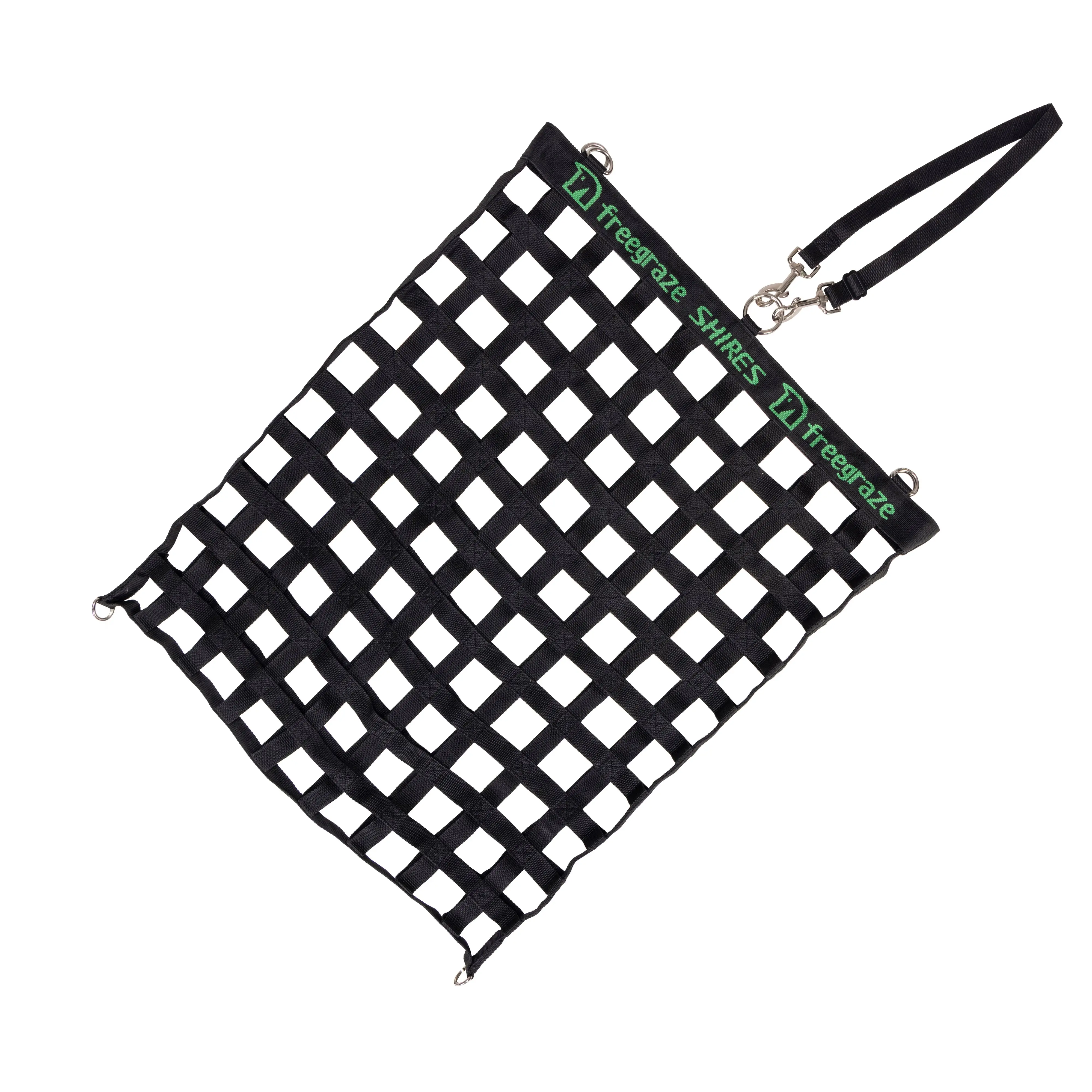 Shires FreeGraze Slow Feed Web Hay Bag Black - Image 8