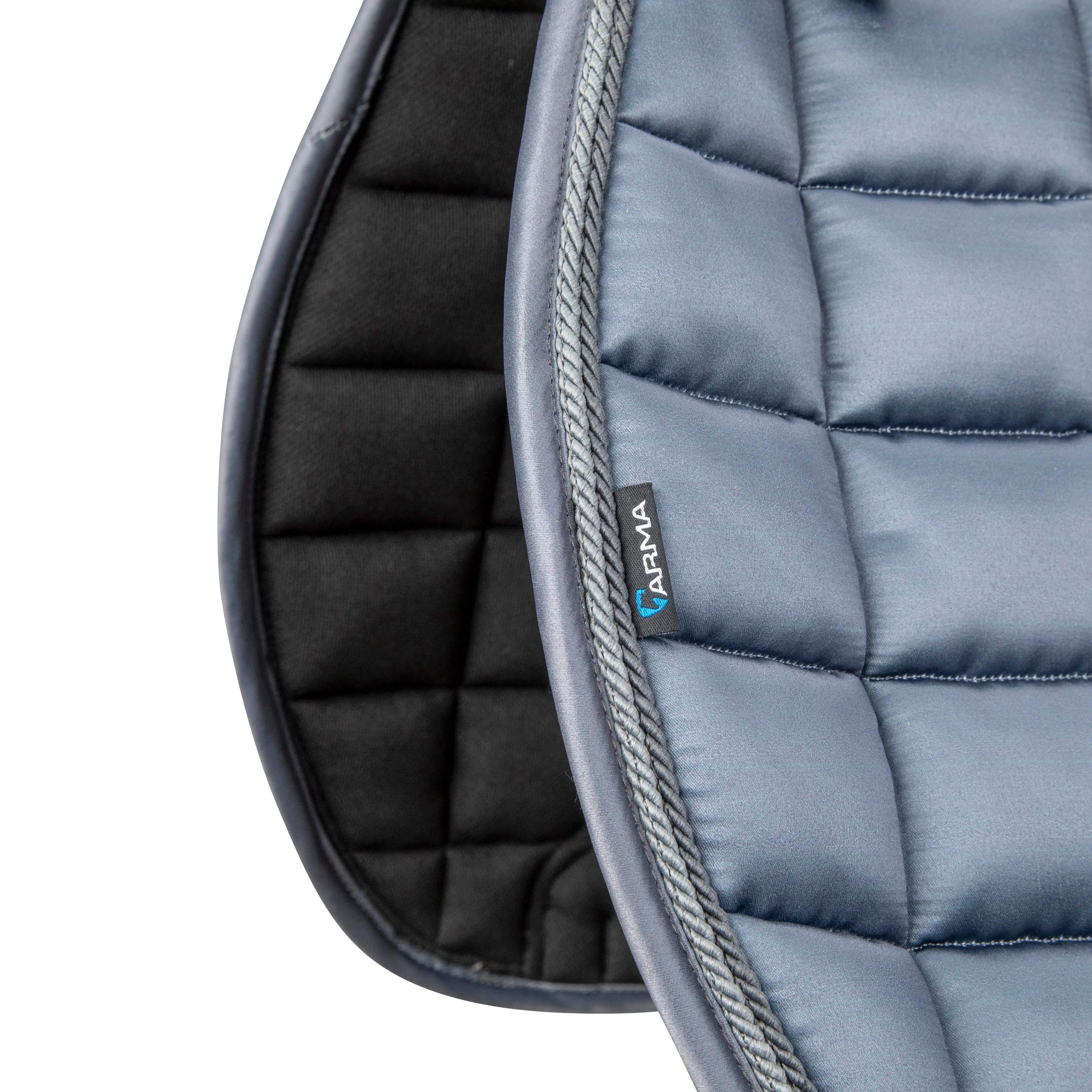 Shires Grey ARMA Eltar Satin Saddlecloth - Image 3