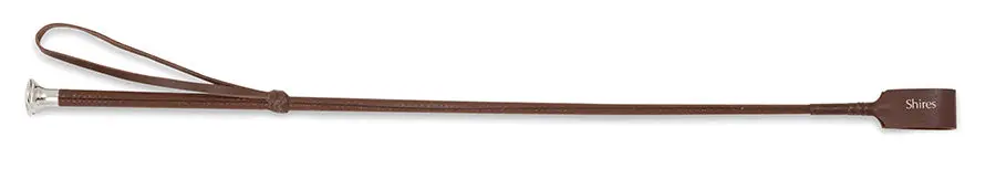 Shires Leather Show Whip - Image 2