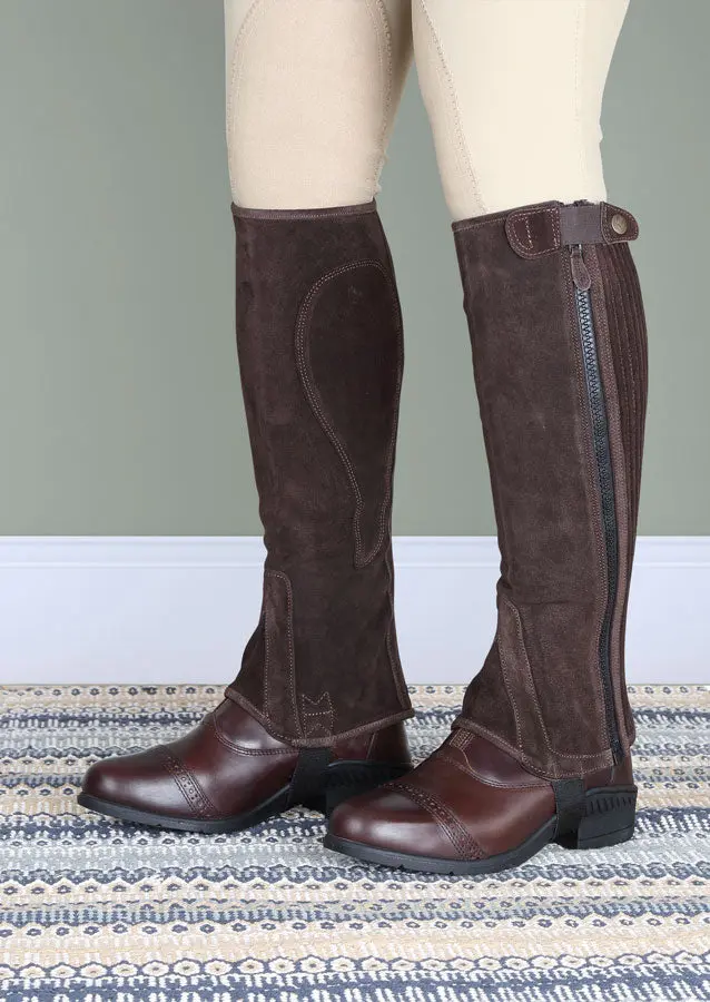Shires Moretta Adult's Suede Half Chaps - Image 3