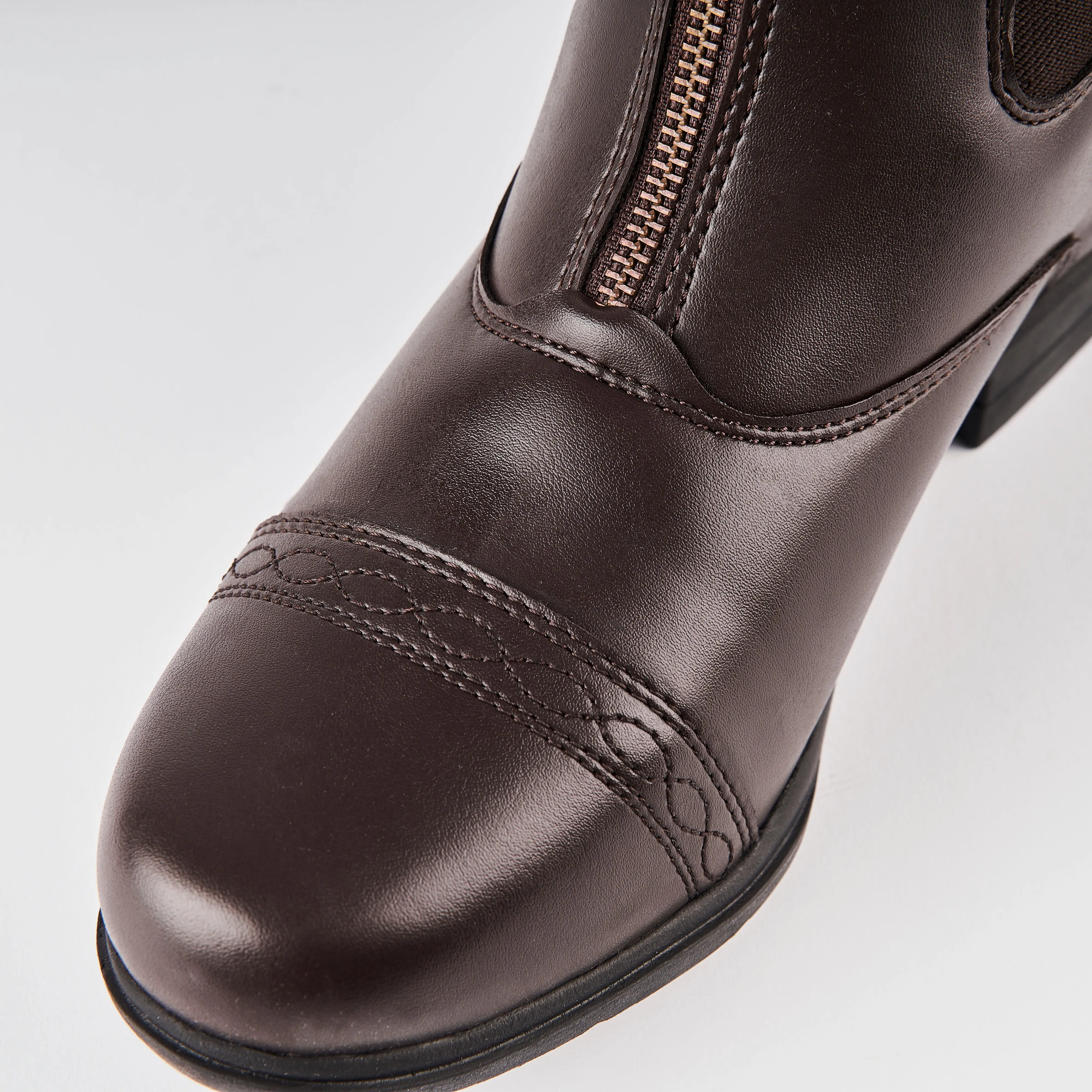 Shires Moretta Brown Clio Synthetic Paddock Boot - Image 5