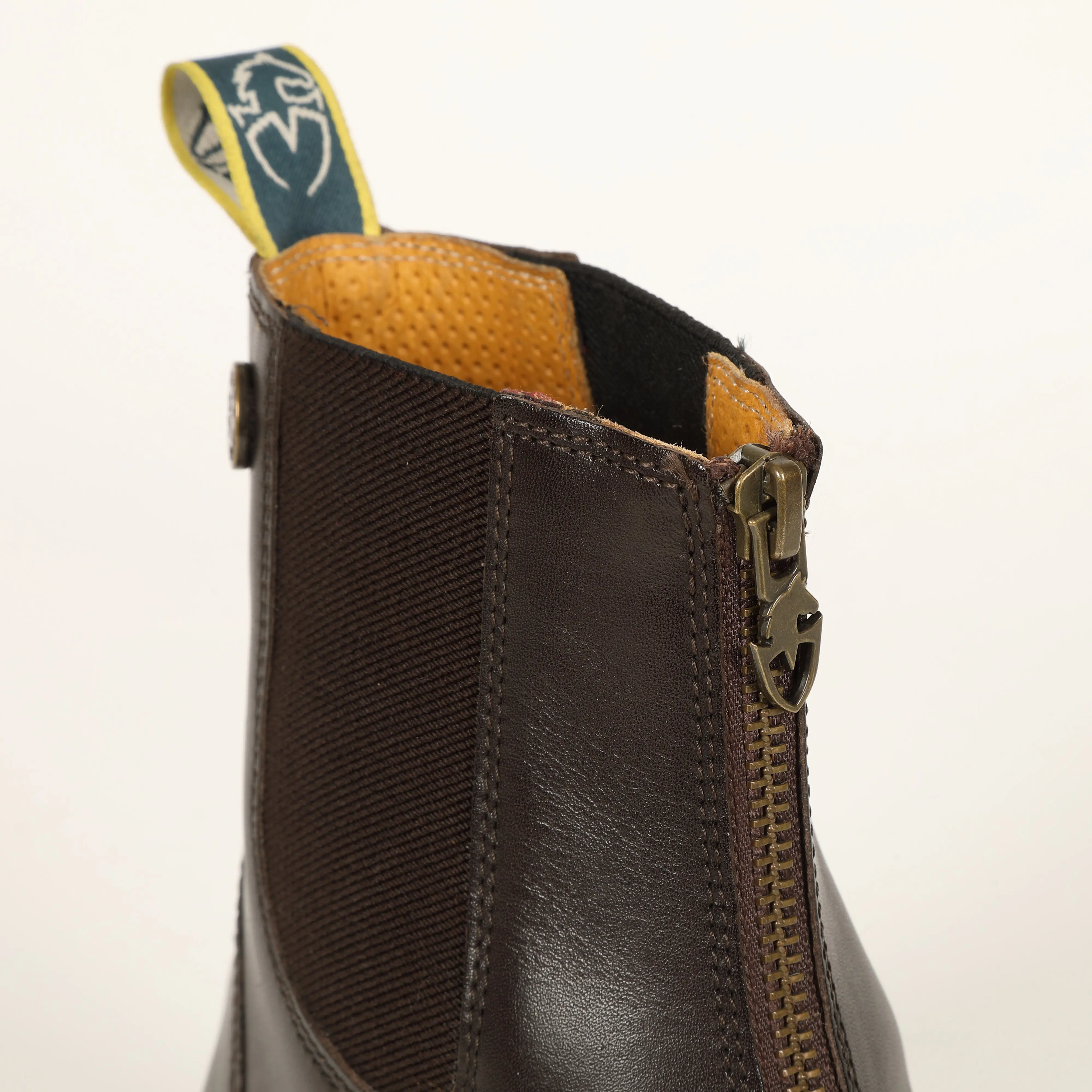 Shires Moretta Brown Rosetta Children's Paddock Boots - Image 6