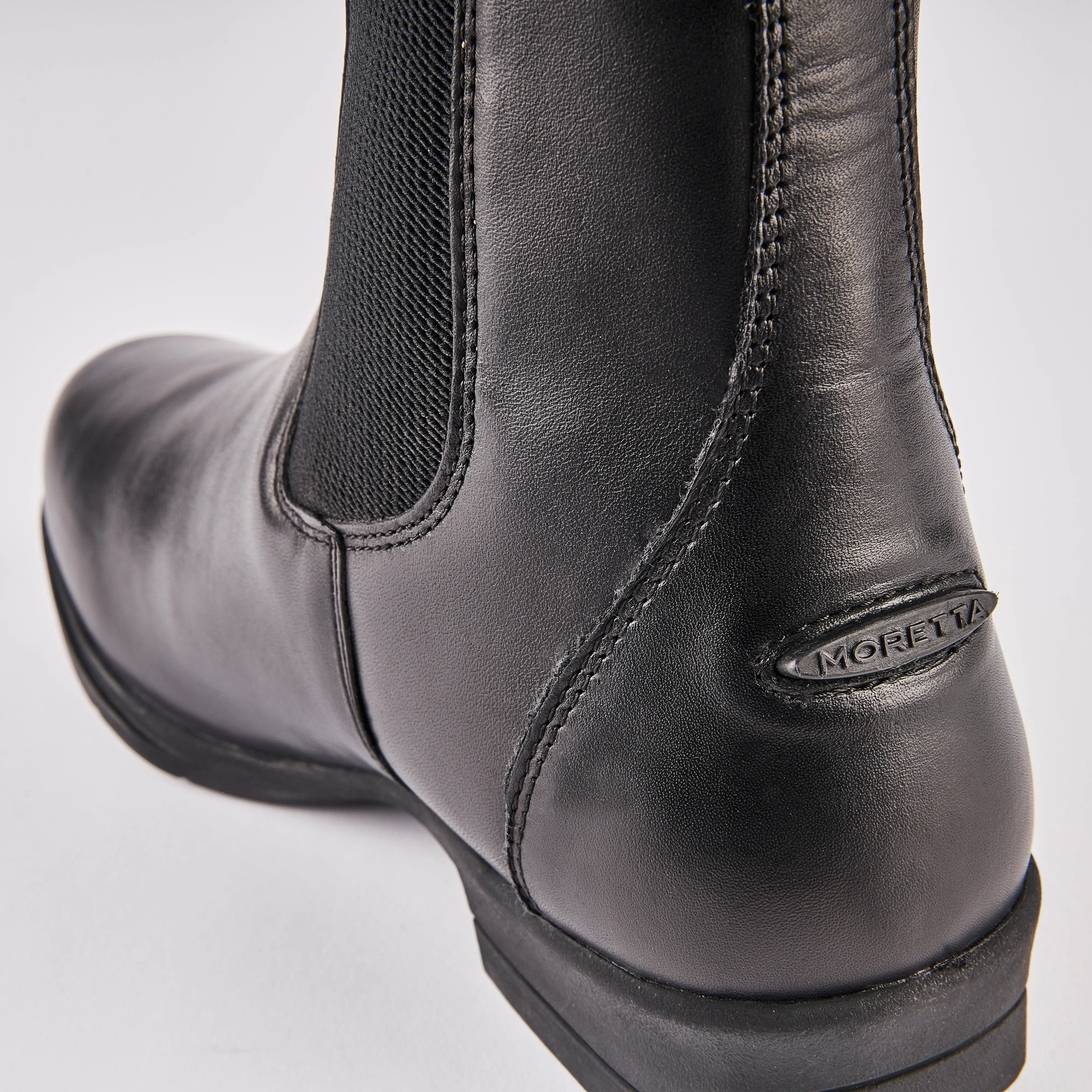 Shires Moretta Black Lucilla Leather Jodhpur Boots - Image 6