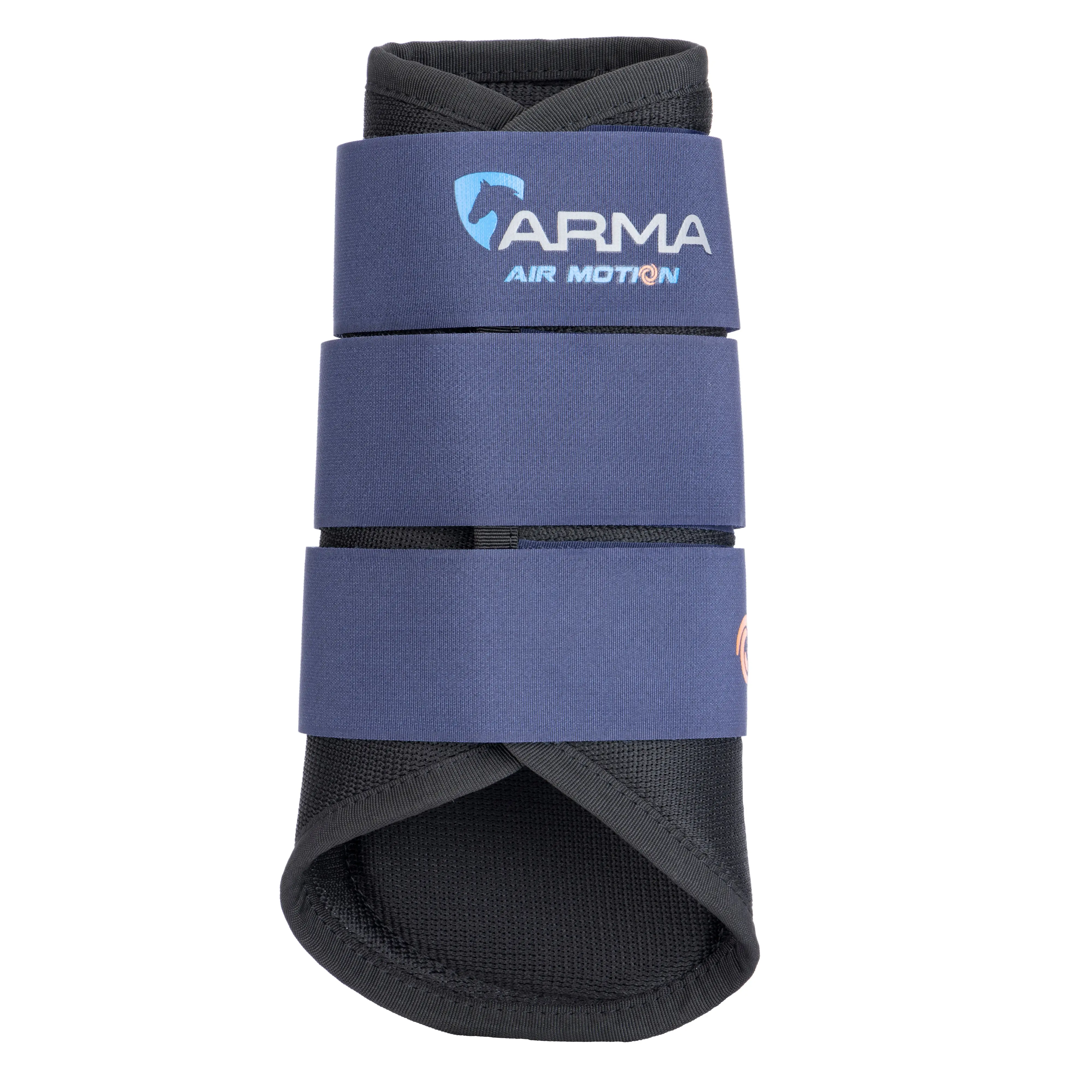 Shires Navy ARMA Air Motion Brushing Boots - Image 3