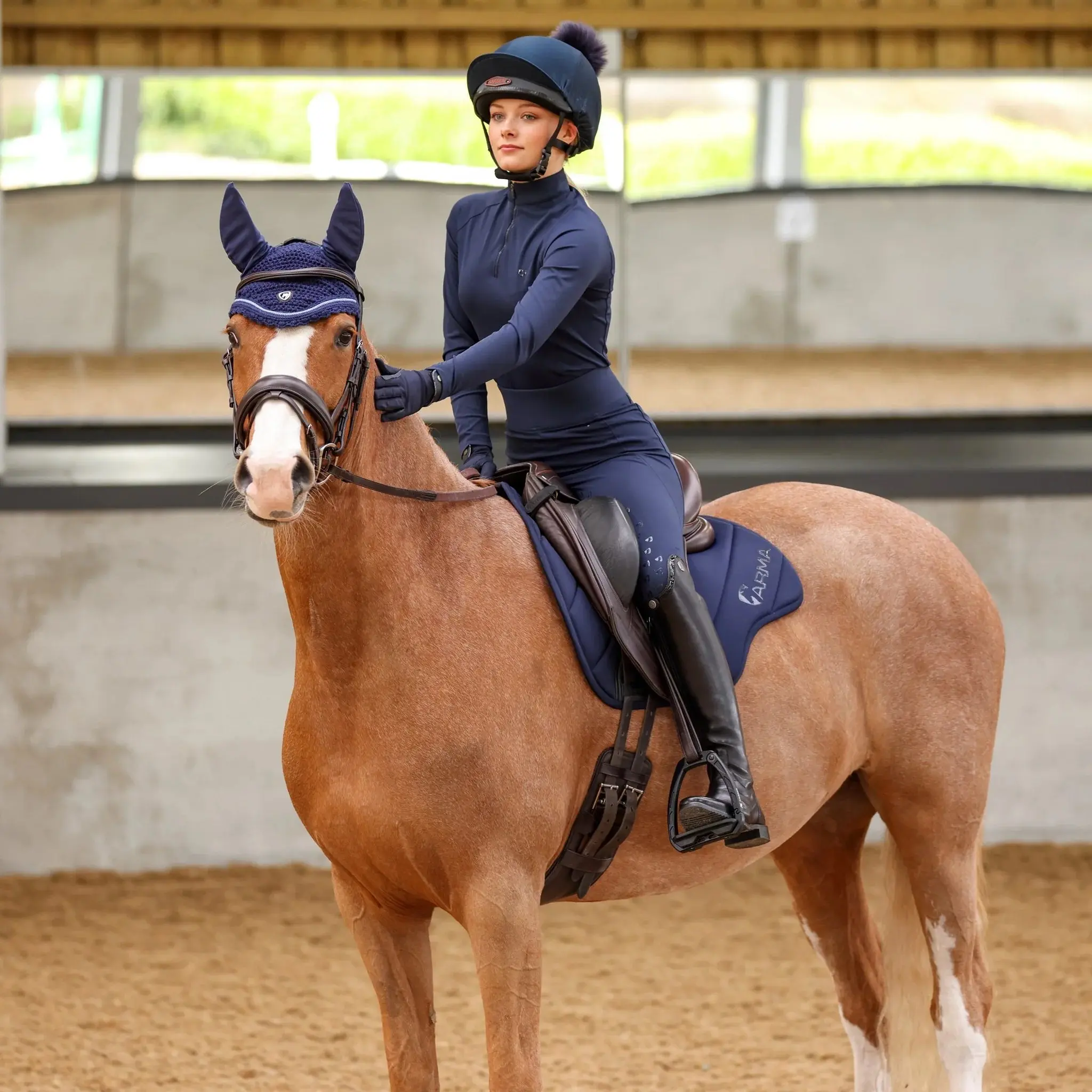 Shires Navy Aubrion Eltar Base Layer - Image 7