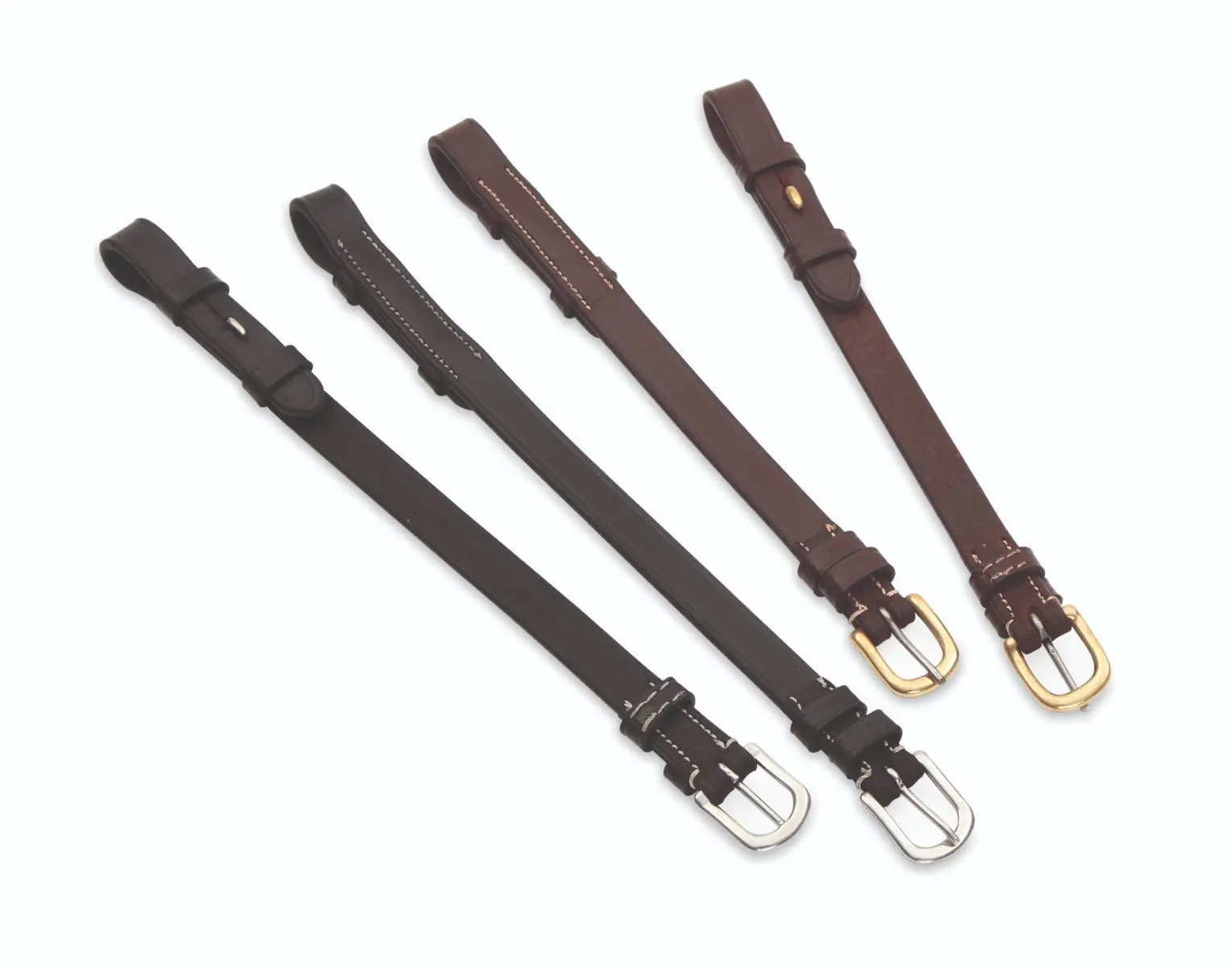 Shires Salisbury Bridle Cheeks with Hook Studs - Image 9