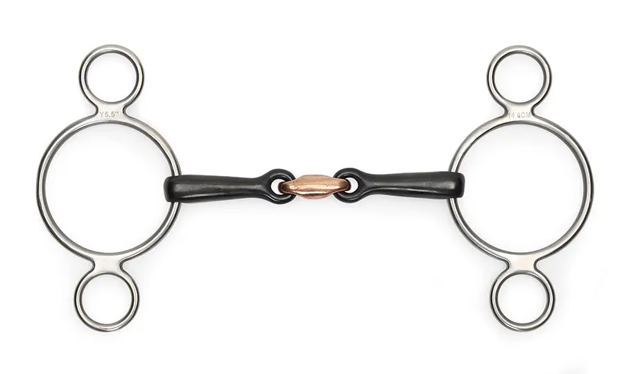 Shires Two Ring Sweet Iron Gag Bit - Image 8