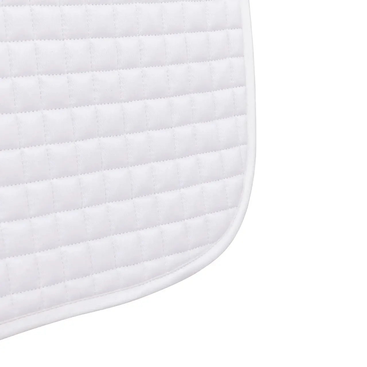Shires White ARMA Deluxe Cotton Saddlecloth - Image 4