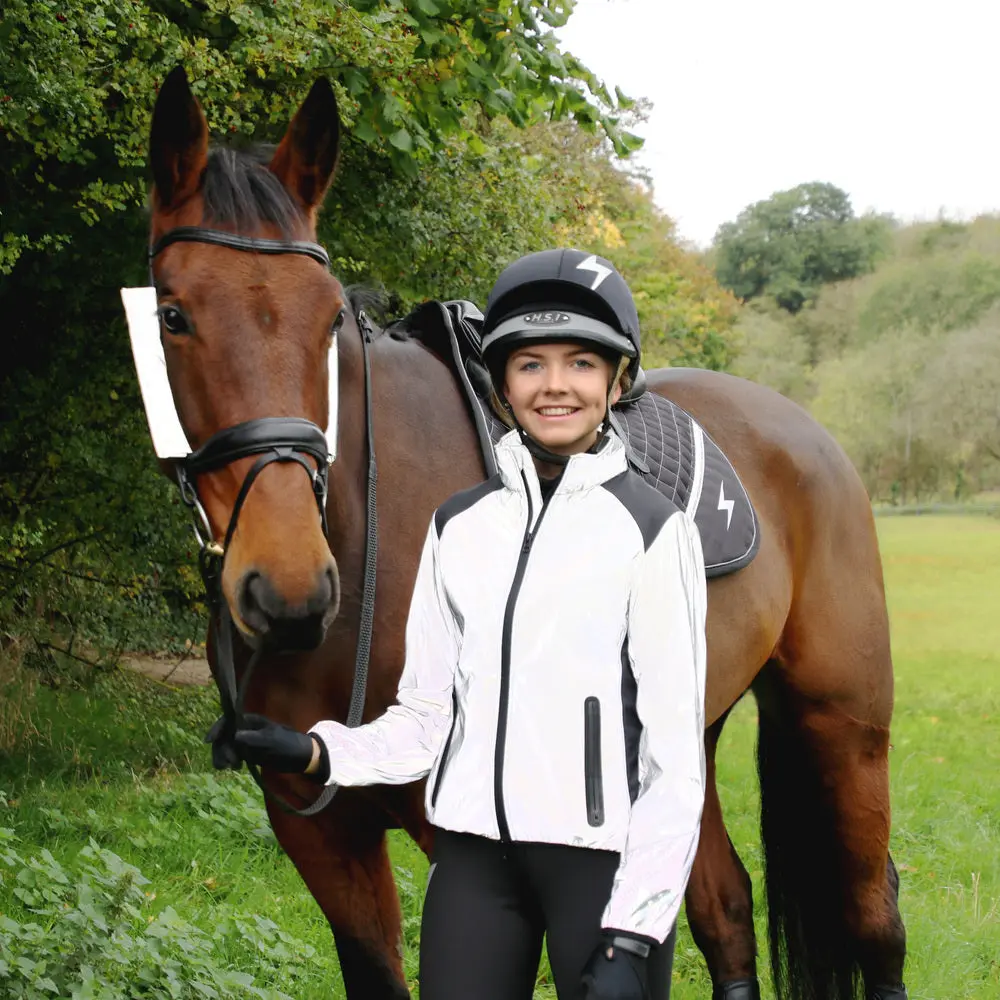 Silva Flash Reflective Bridle Set by Hy Equestrian - Image 2