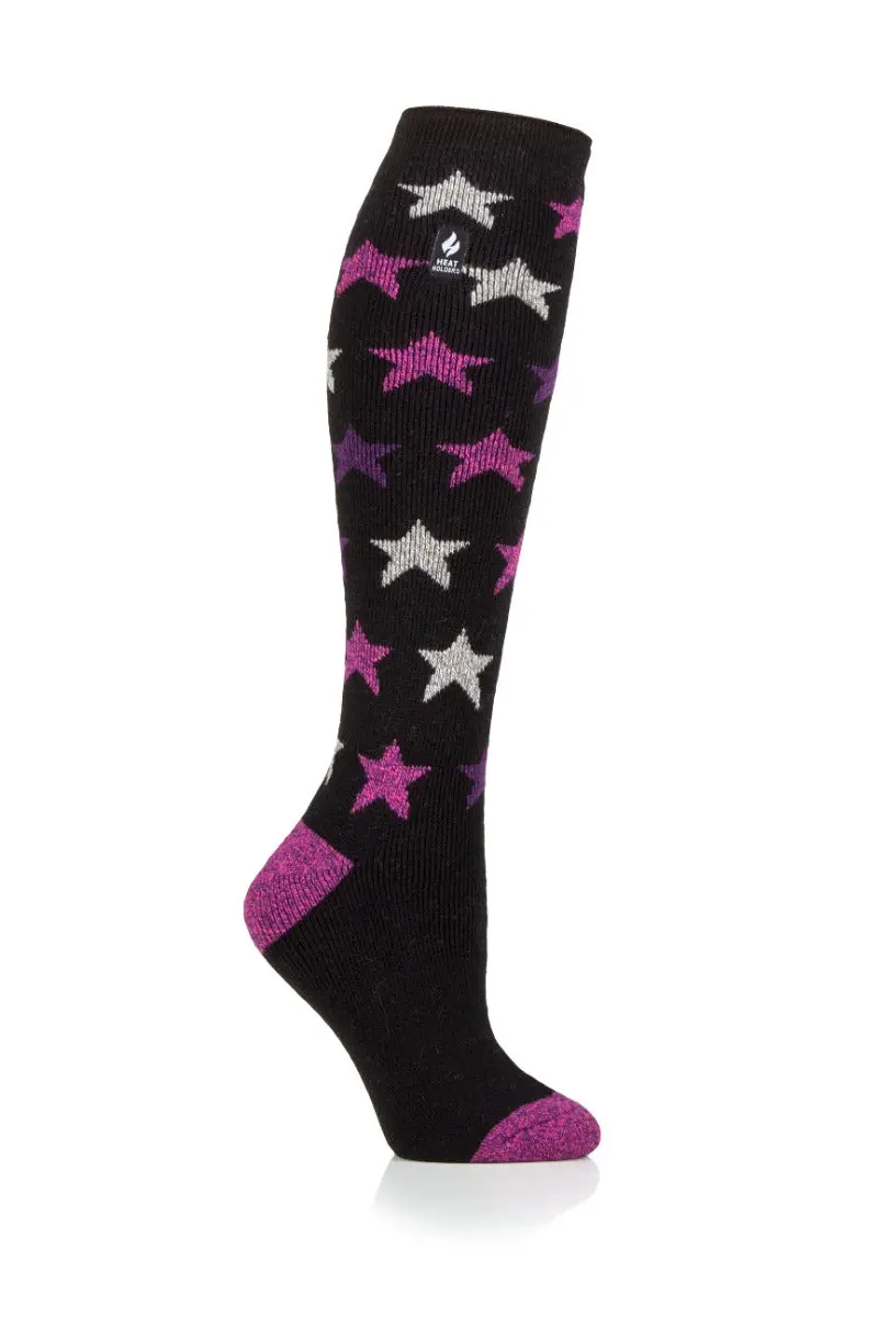 SockShop Long Heat Holder Lite Stars Ladies Long Socks - Image 2
