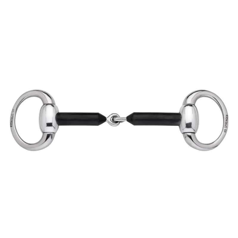 Sprenger Single Jointed Carbon Eggbutt Snaffle Bit - Image 3