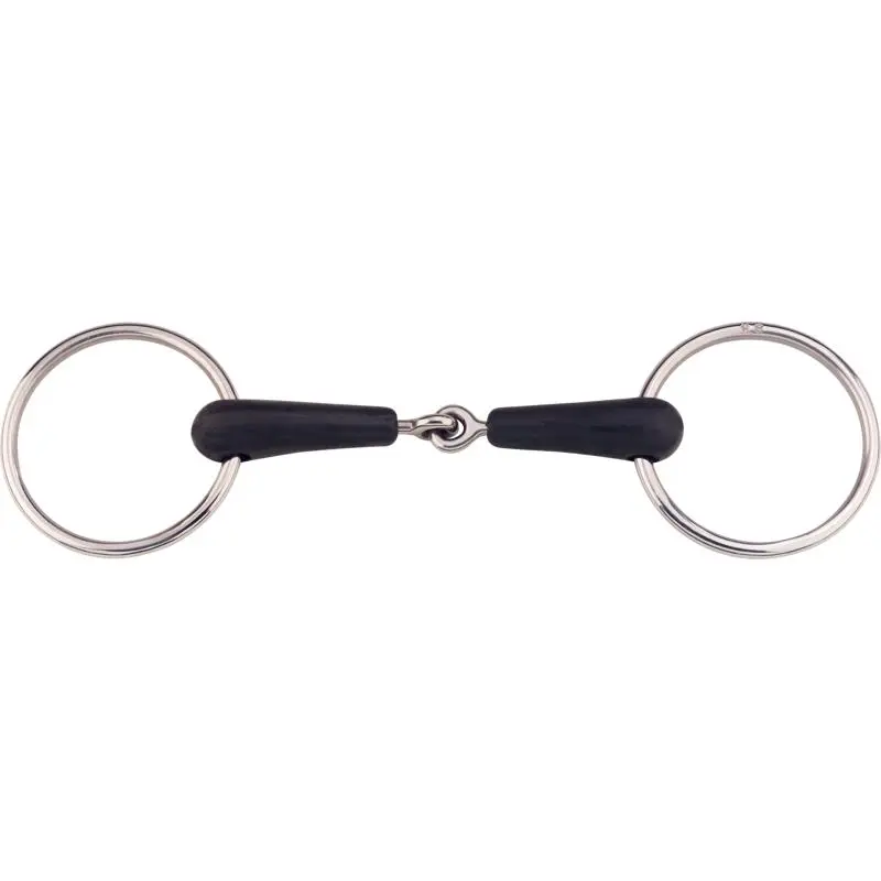 Sprenger Single Jointed Rubber Snaffle Bit
