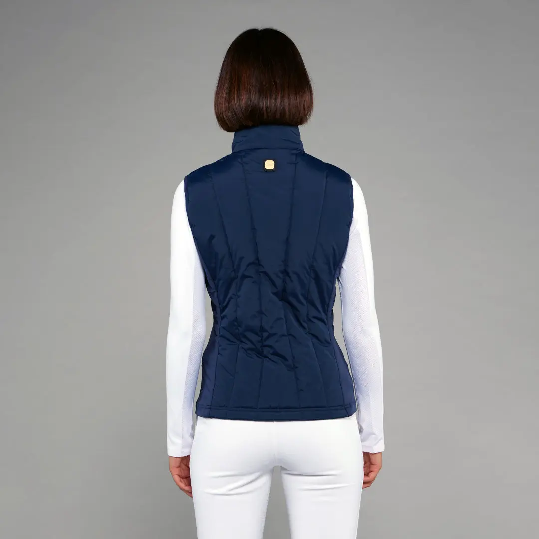 Toggi Navy Leighton Hybrid Womens Gilet - Image 3