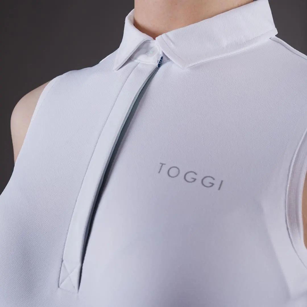 Toggi Sport Breezy Ladies Technical Sleeveless Polo Top - Image 4