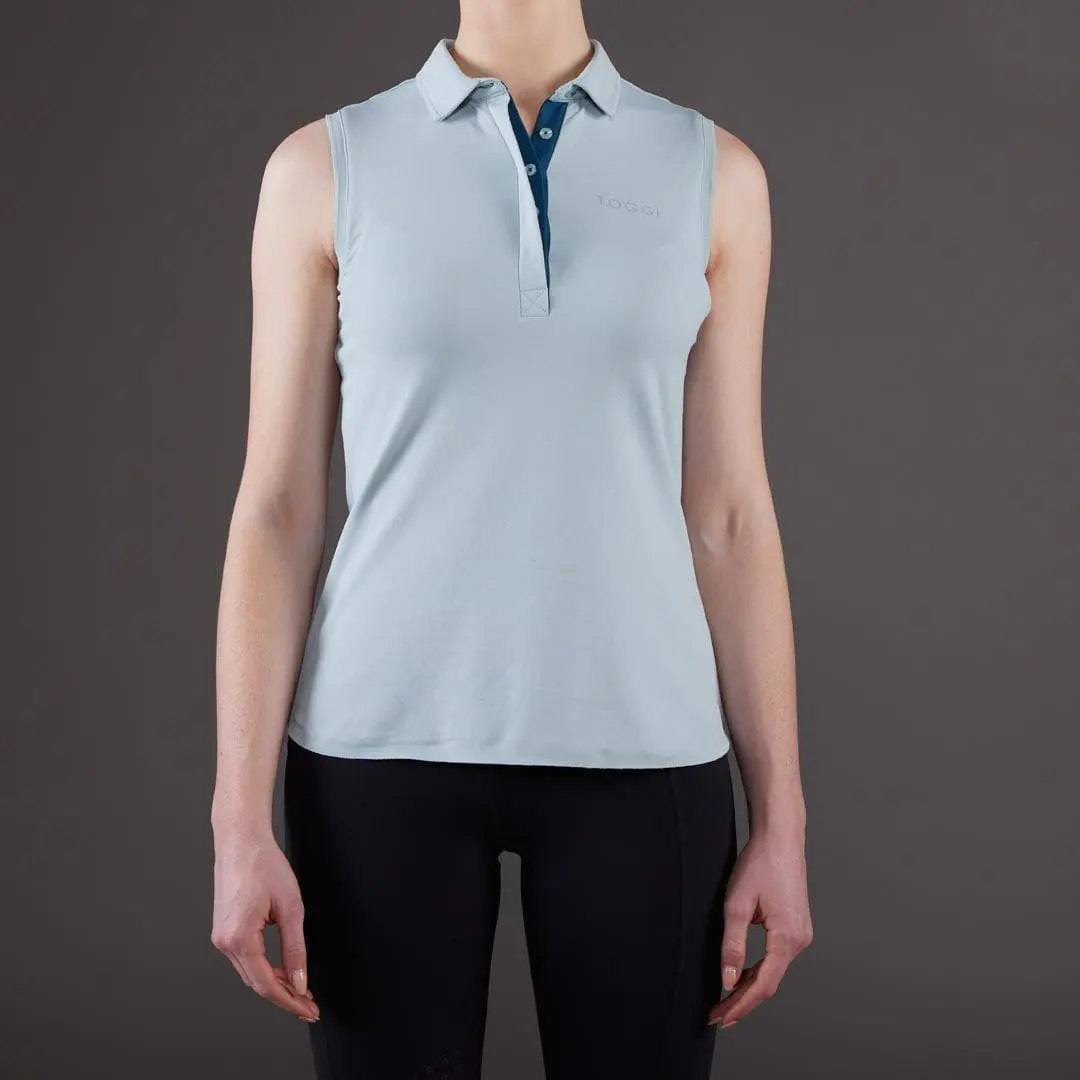 Toggi Sport Breezy Ladies Technical Sleeveless Polo Top - Image 9