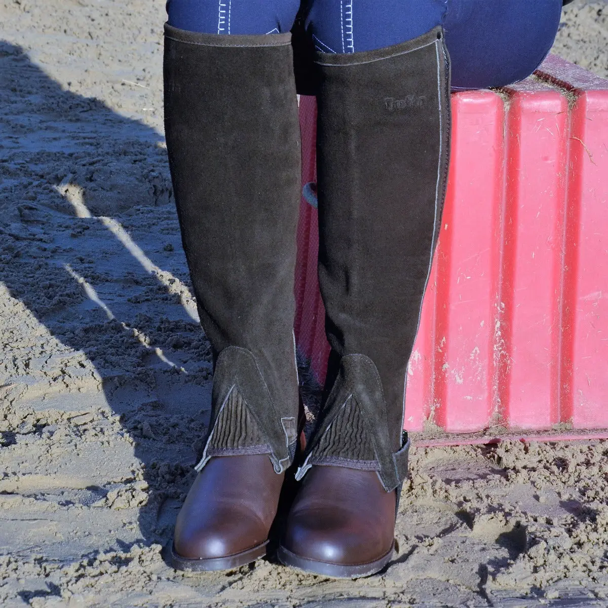 Tuffa Childs Suede Half Chaps - Child Small - Image 6