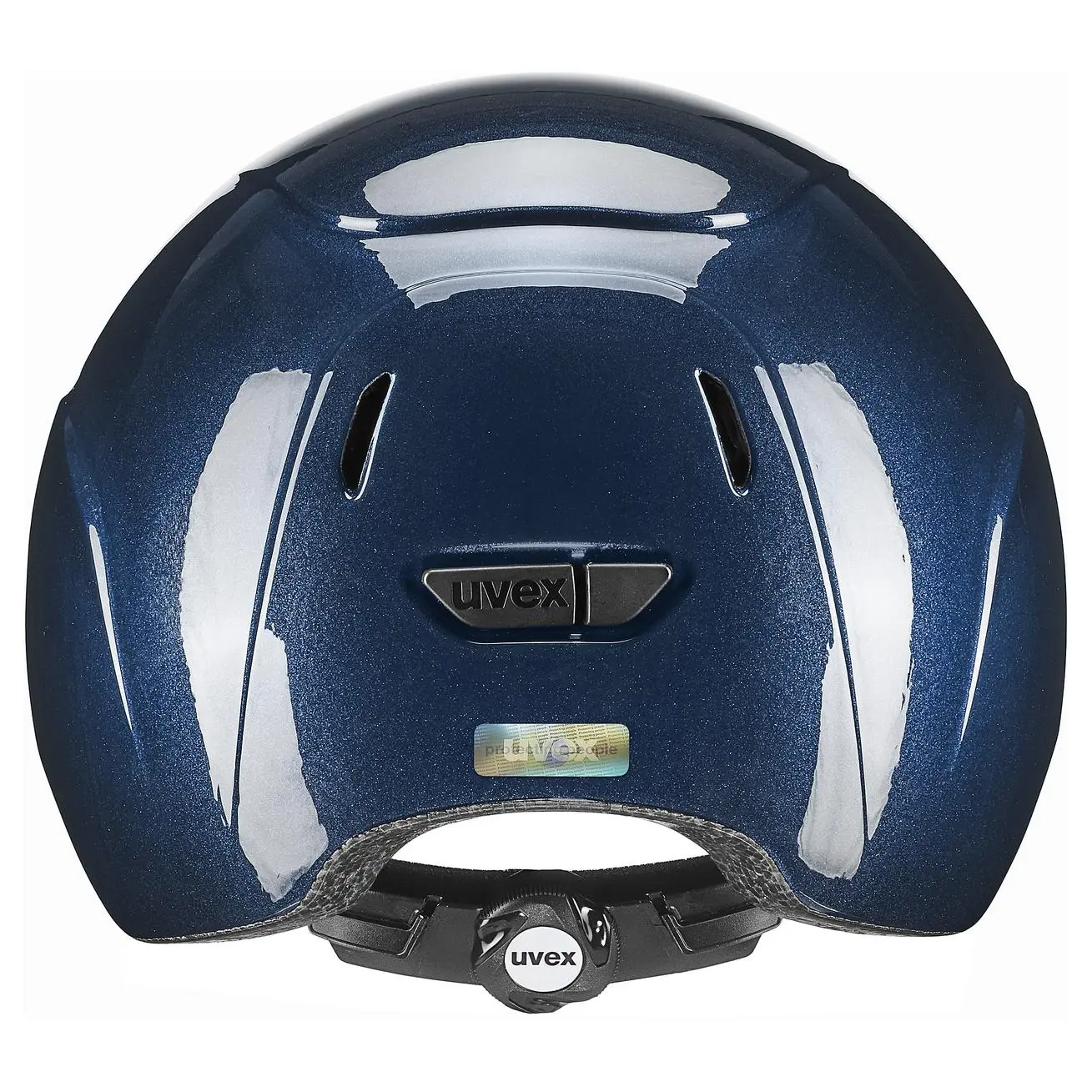 Uvex Kidoxx Navy Shiny Junior Riding Hat - Image 5