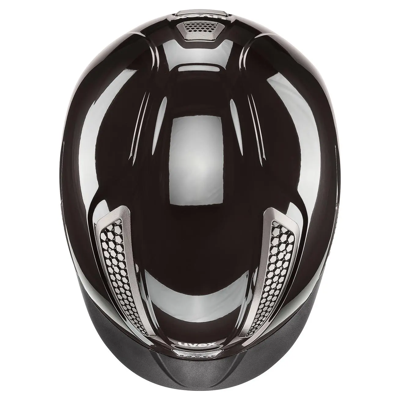 Uvex Shiny Perfexxion III Mocca Adjustable Riding Hat - Image 2
