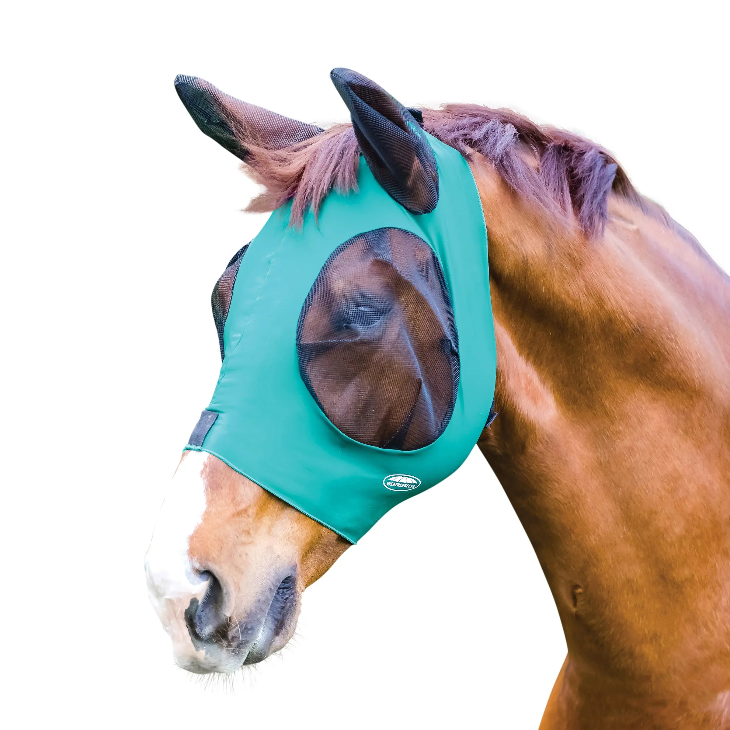 Weatherbeeta Hunter/Black Deluxe Stretch Bug Eye Saver With Ears - Image 2