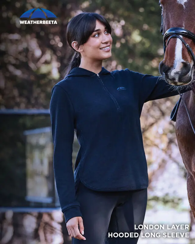 Weatherbeeta London Layer Long Sleeve Top With Hood - Image 7