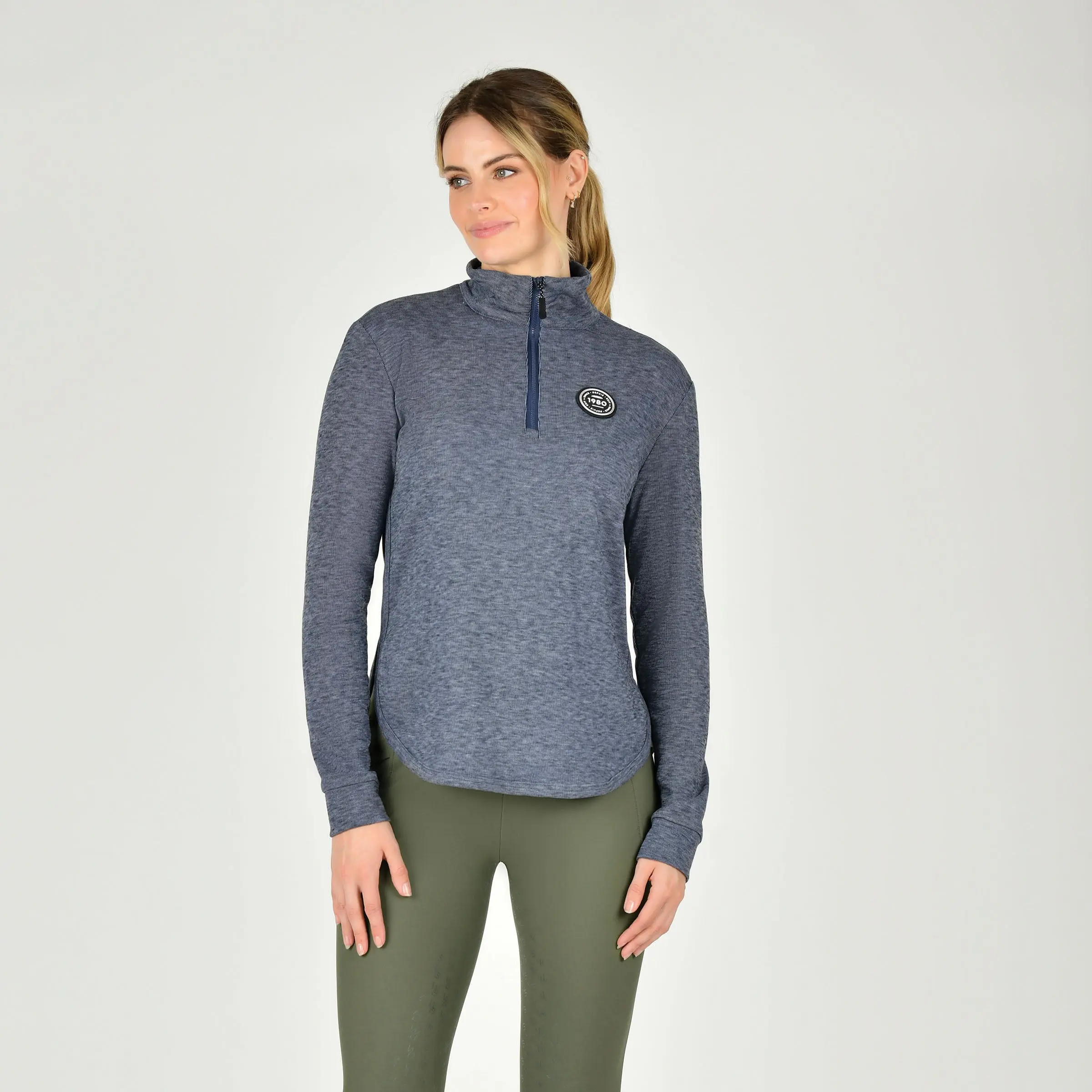 WeatherBeeta Navy Iris London Layer Long Sleeve Top - X Small (UK 8) - Image 28